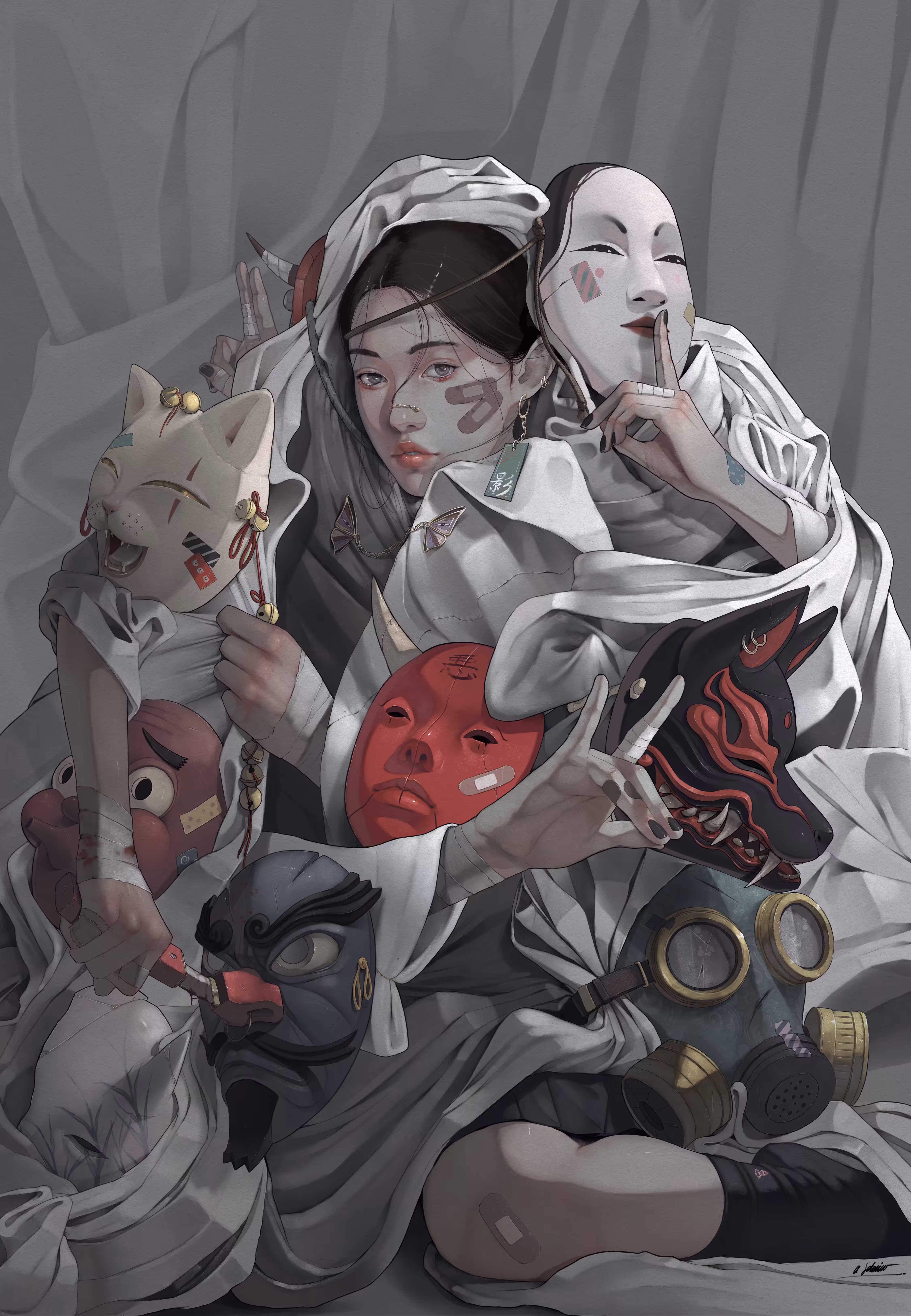 Too many faces