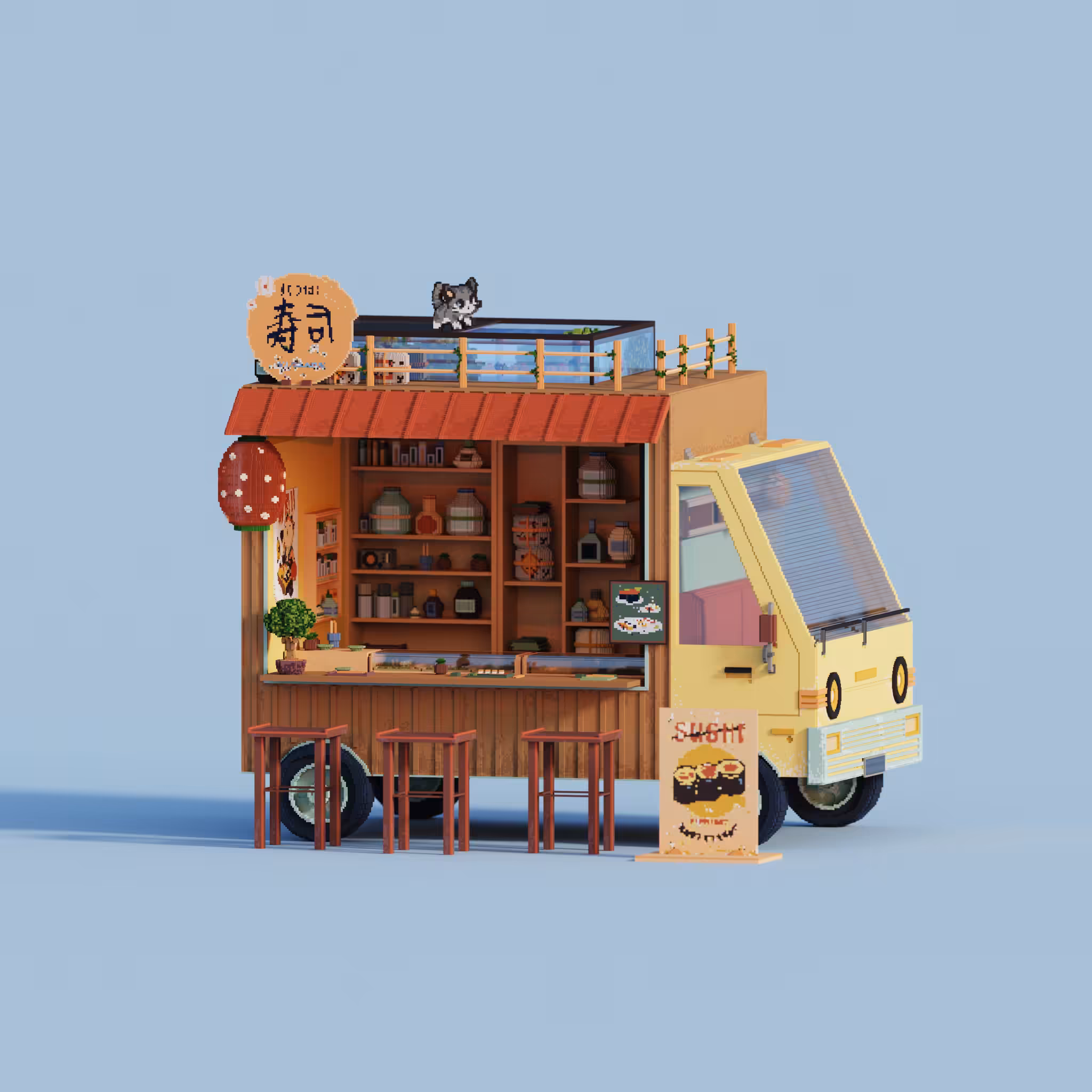 Sushi Rolling Truck