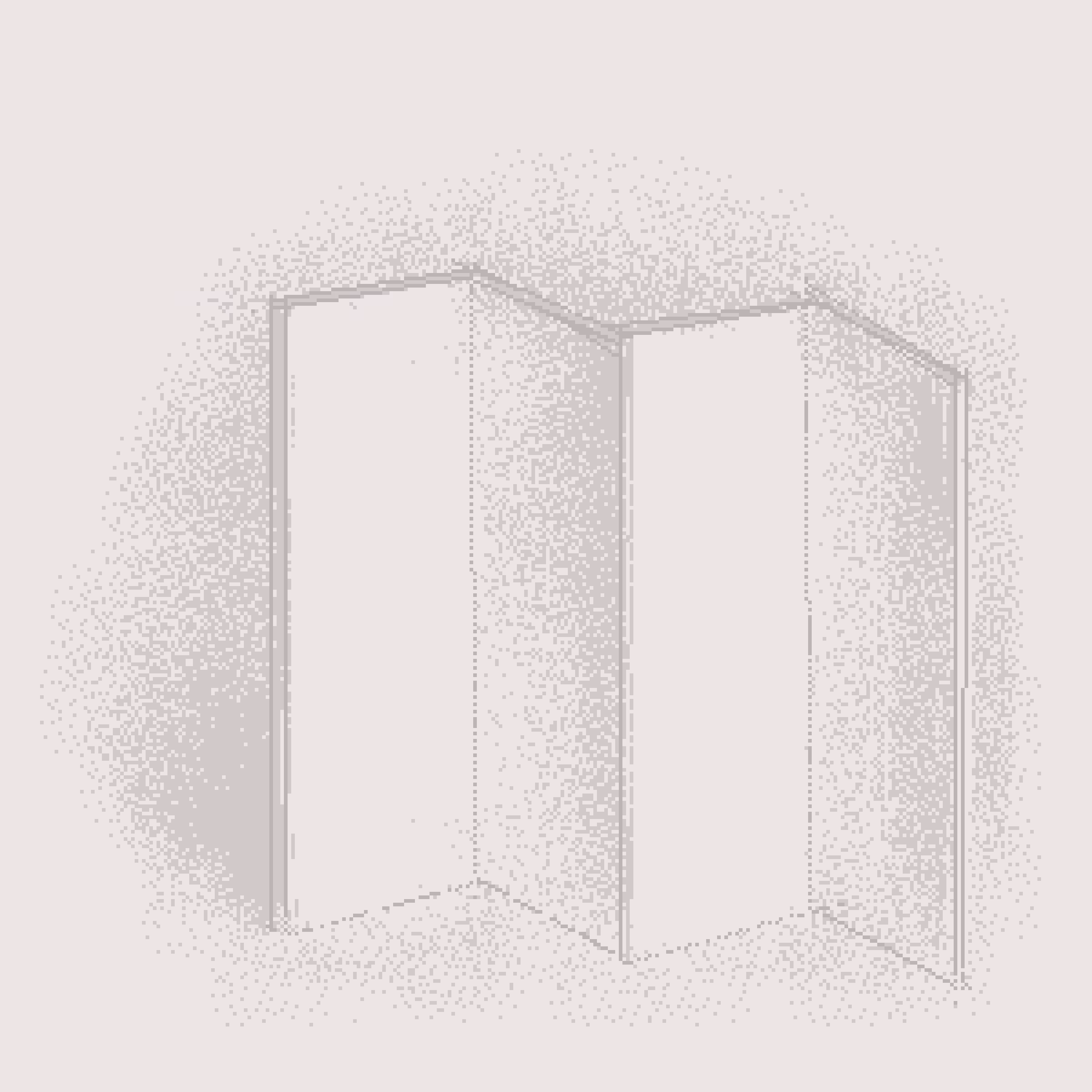 White Folding Screen