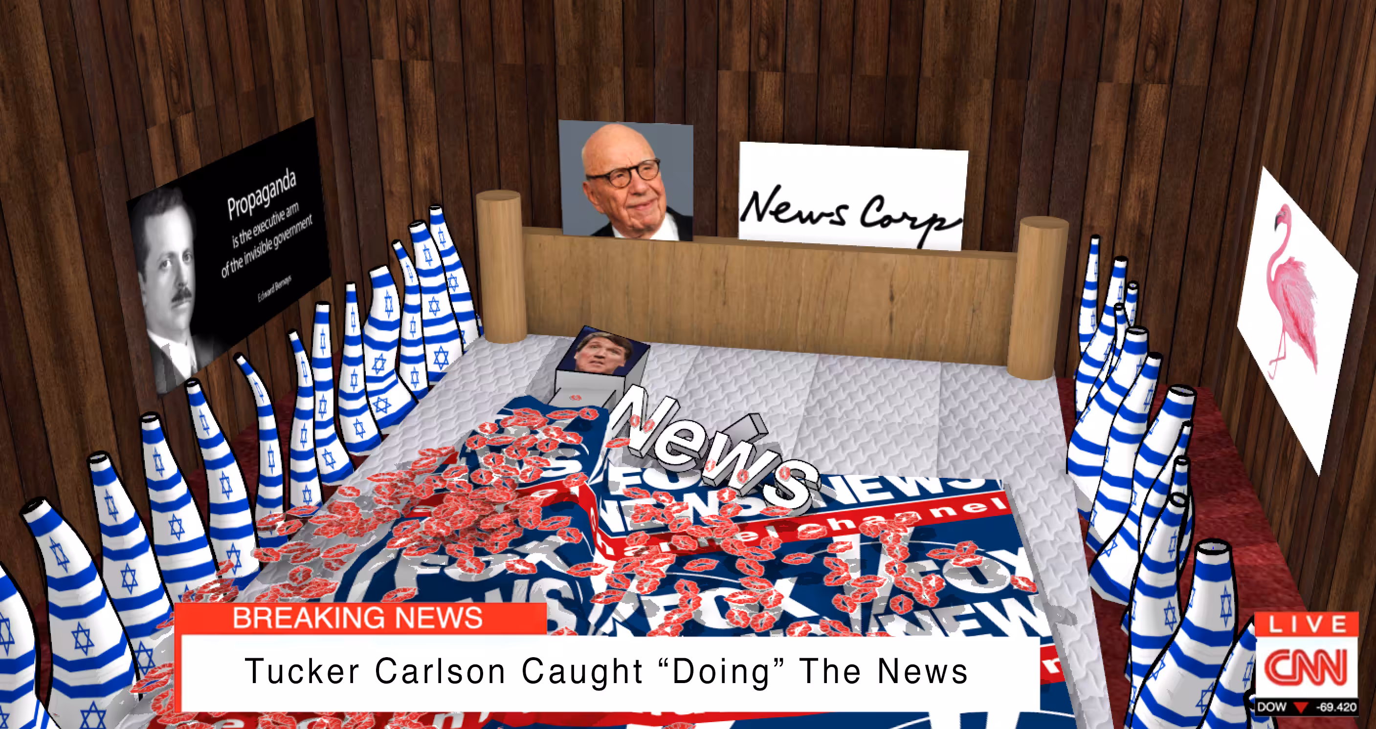 Tucker Carlson "Does" The News