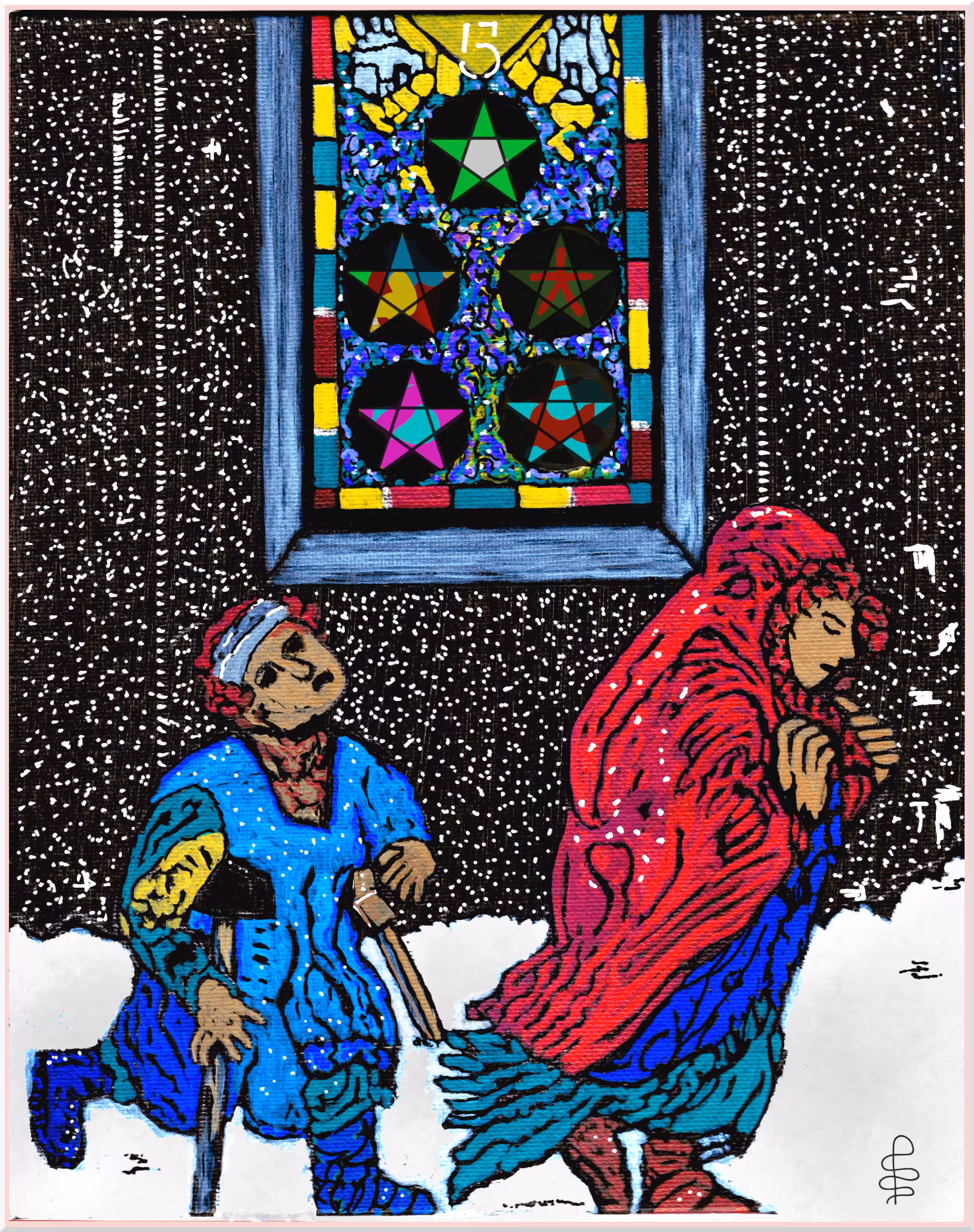5 of Pentacles