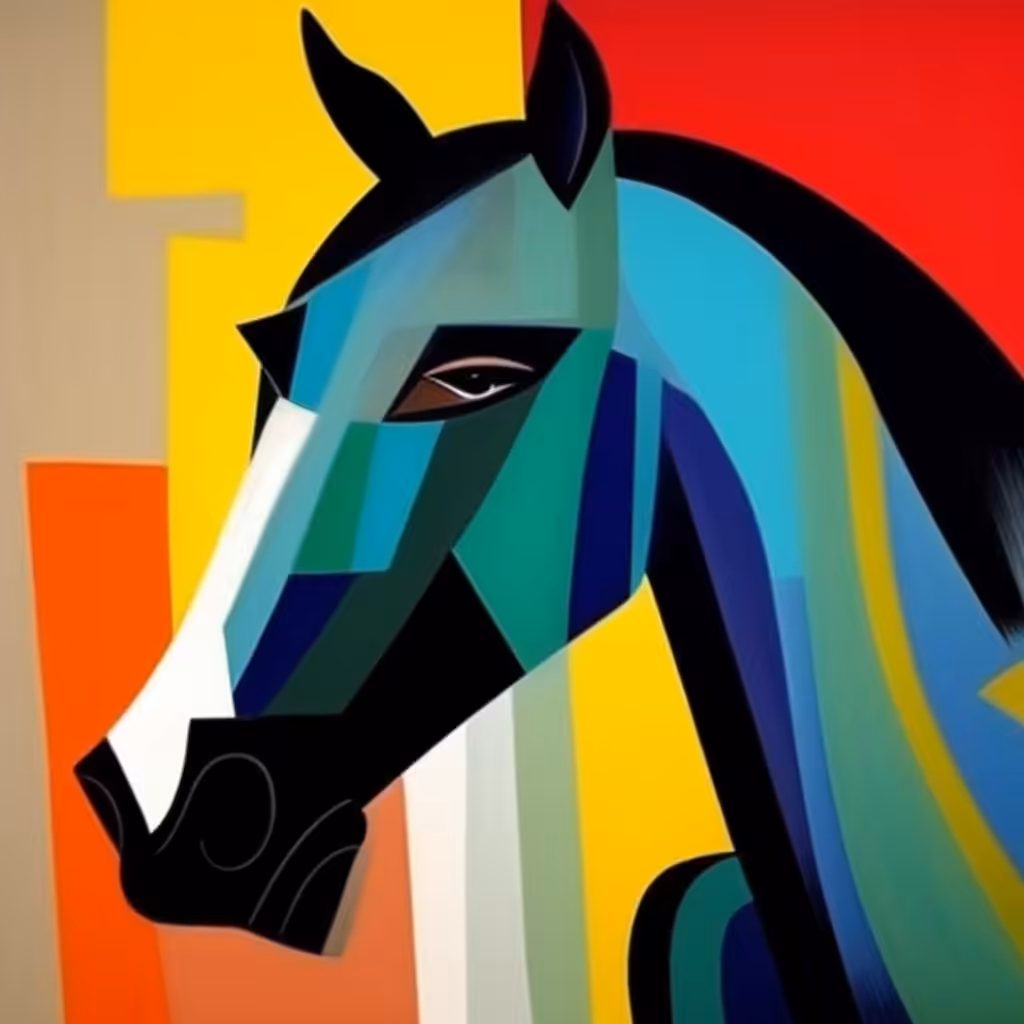 Cubist #126 (Stallion)