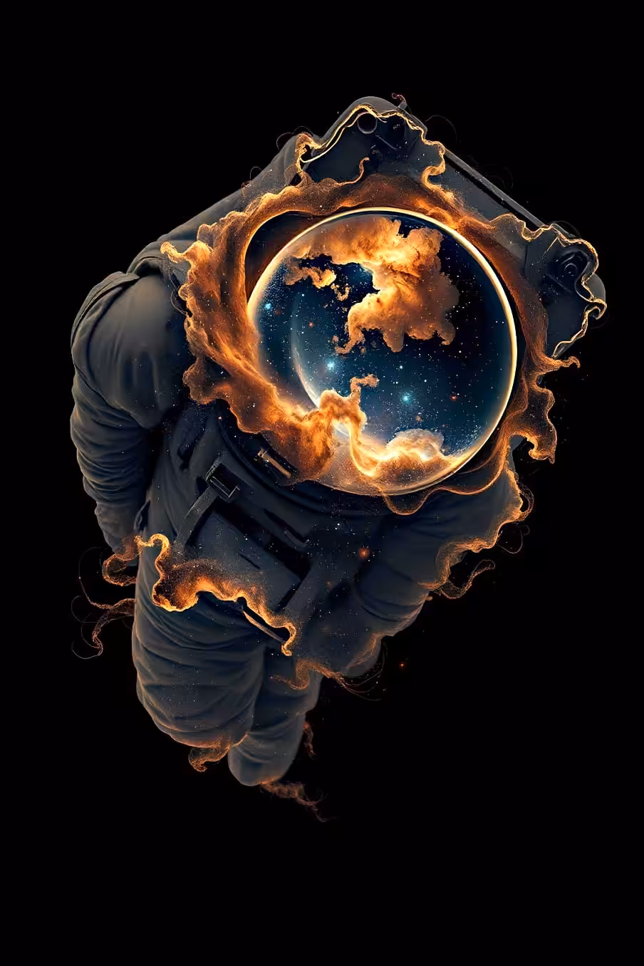 Cosmic Nebula Astronauts  #0125