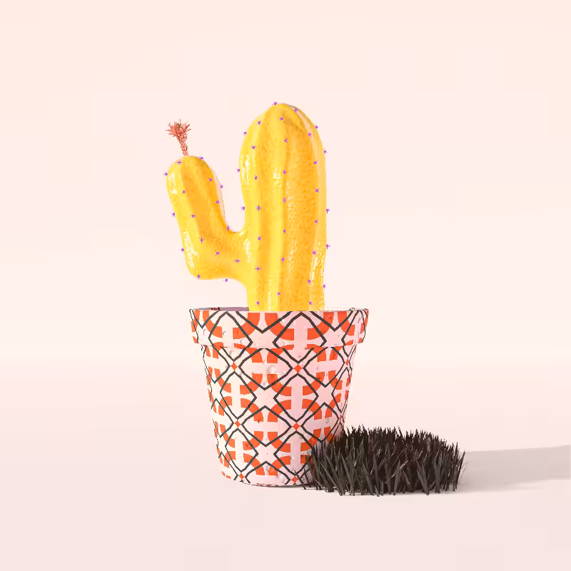 3D Crypto Cacti #46