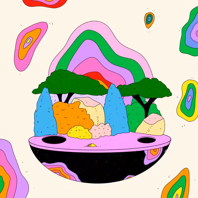 🌈🌴🪐 #99