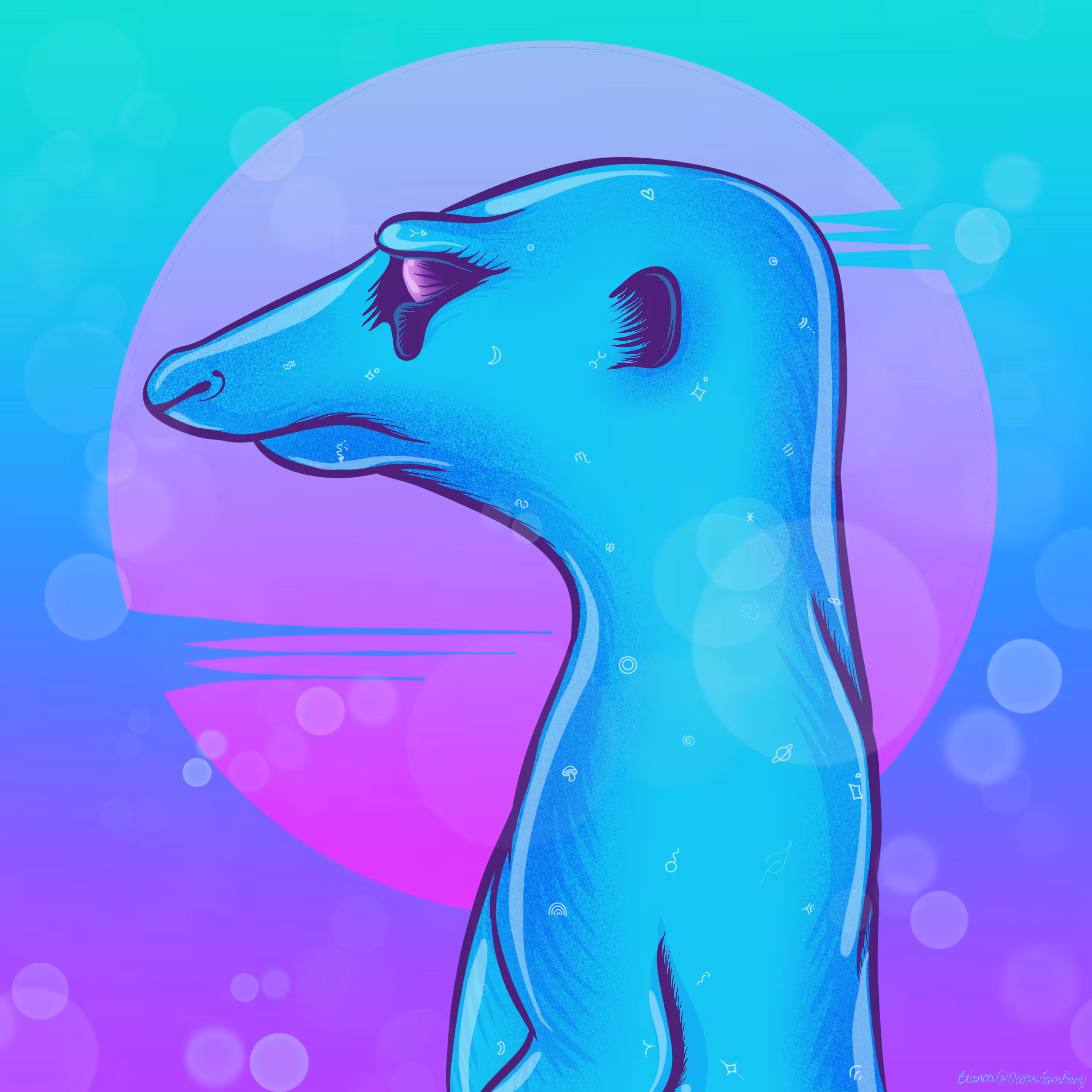 Glowing Galaxy Meerkat 