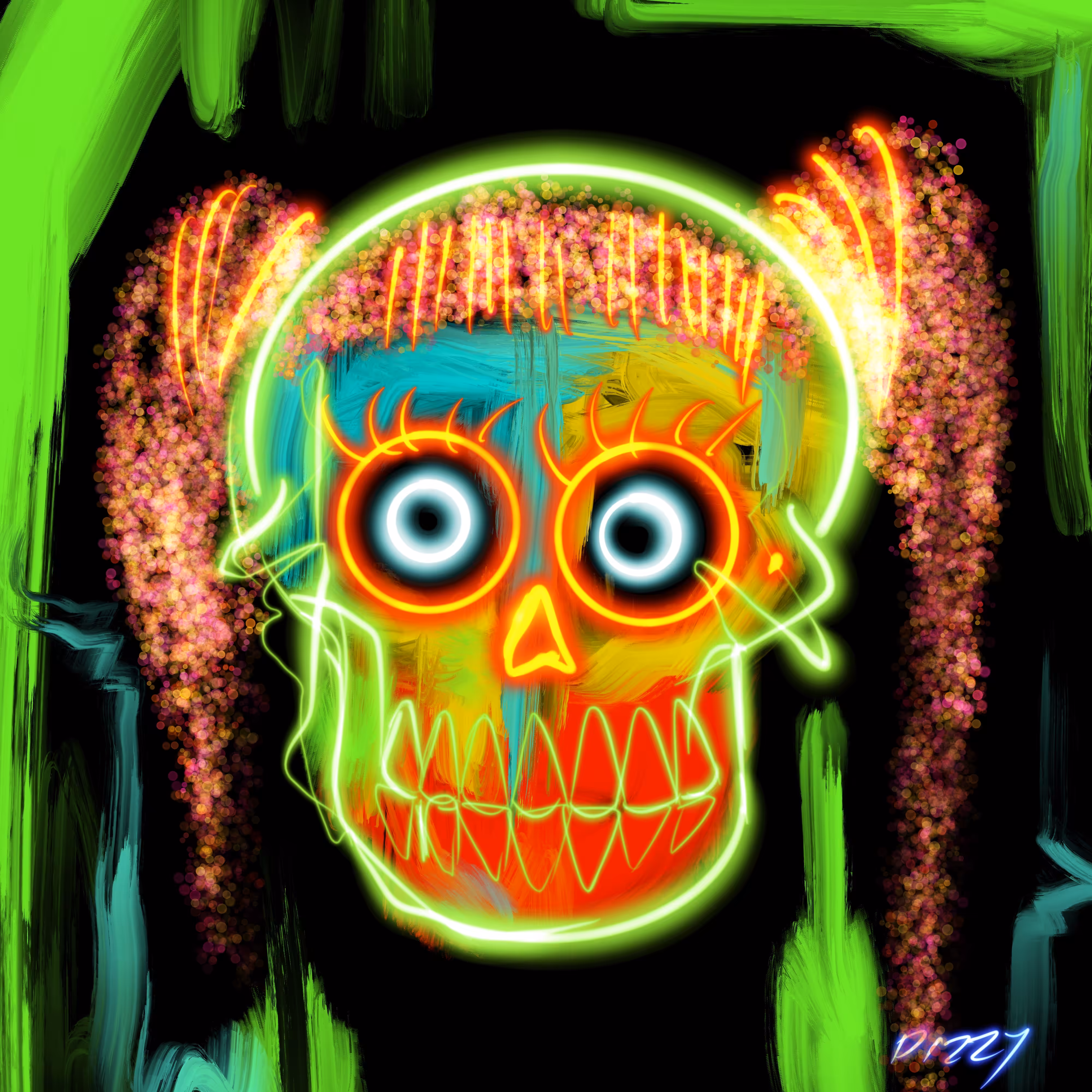 happy skull