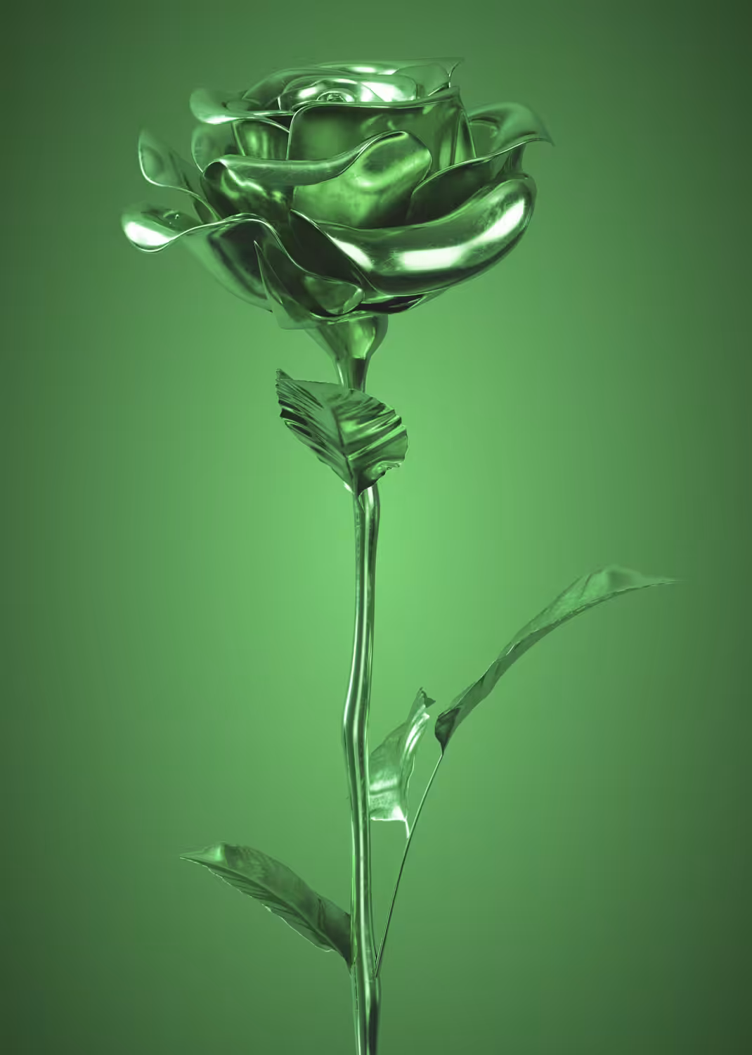 Rose #8: Green Steel