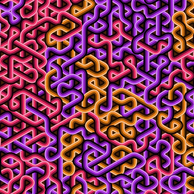 Bézier Truchet #134