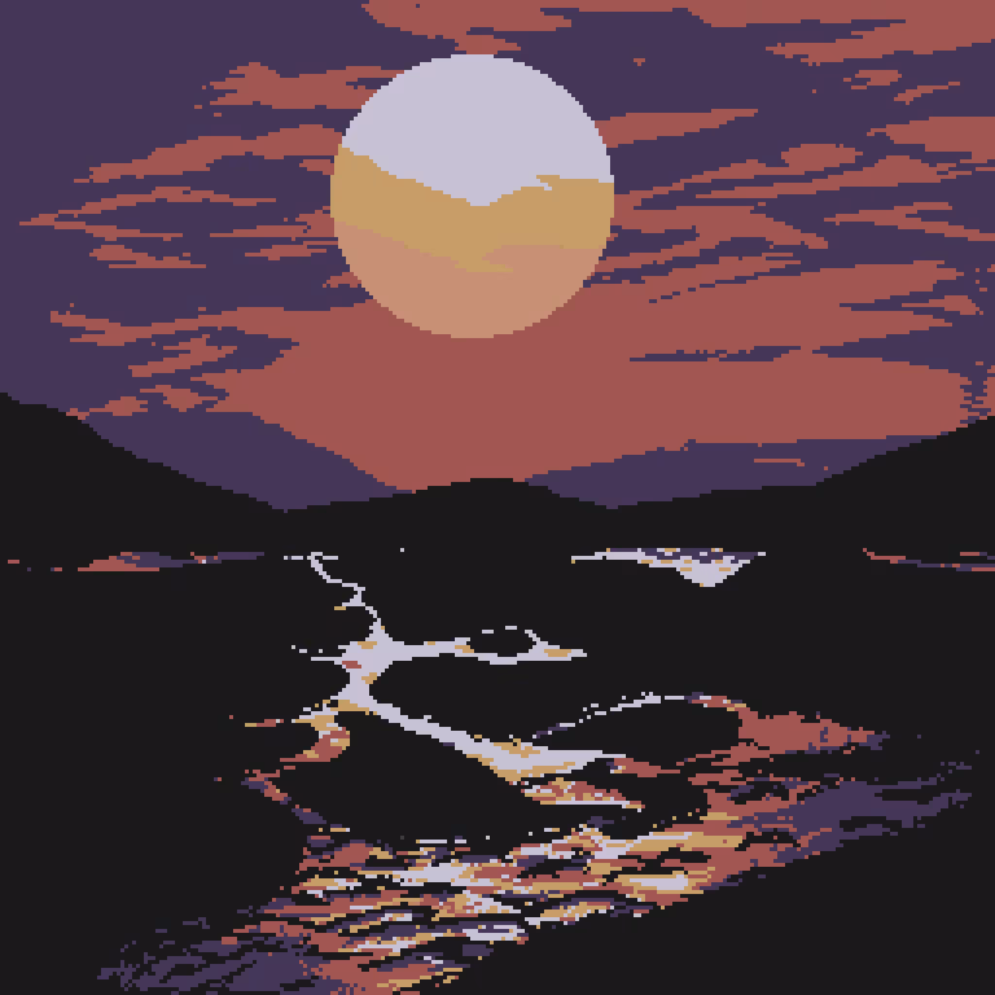 Pixel Sunset #47
