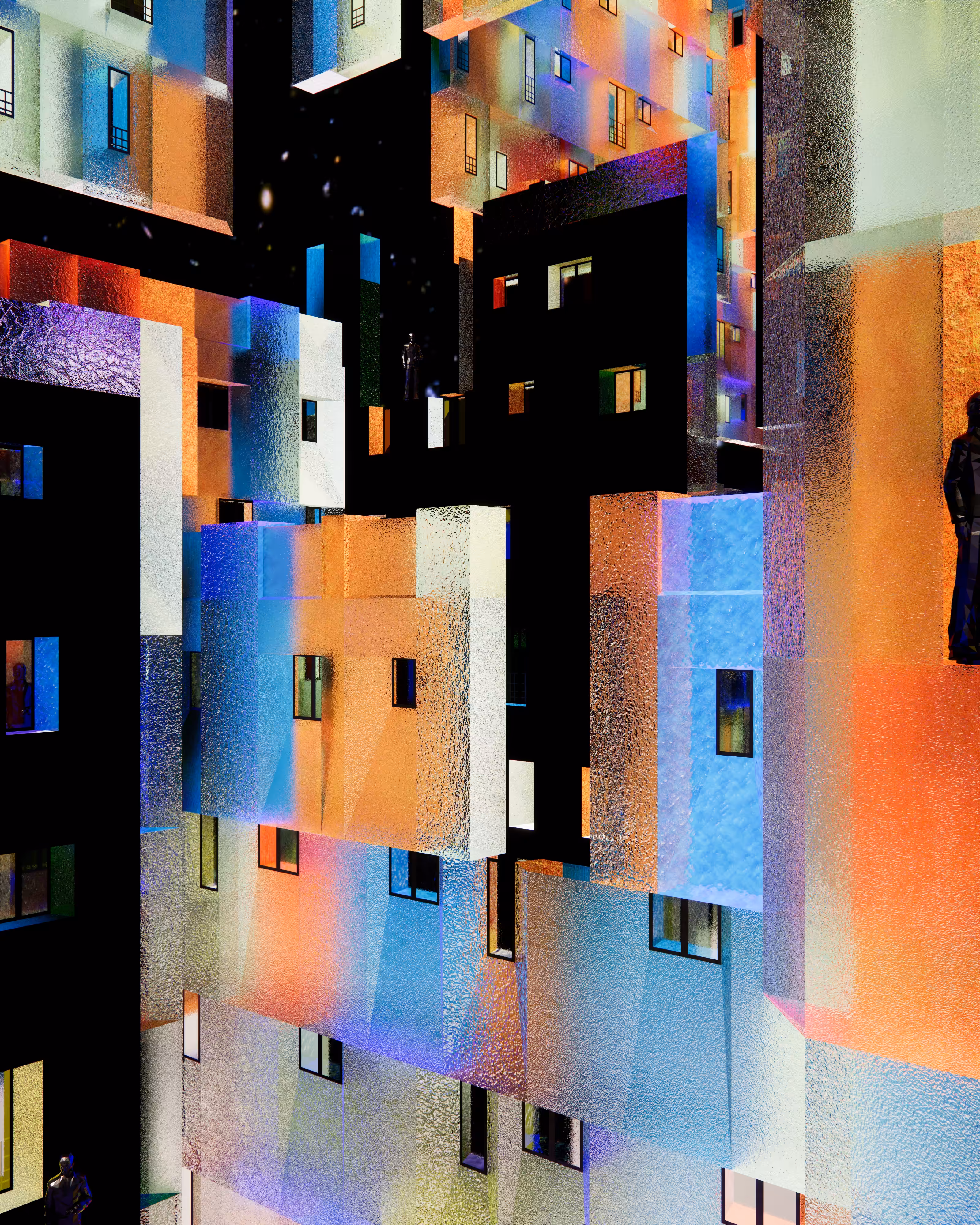 Cityscapes in Glass #06