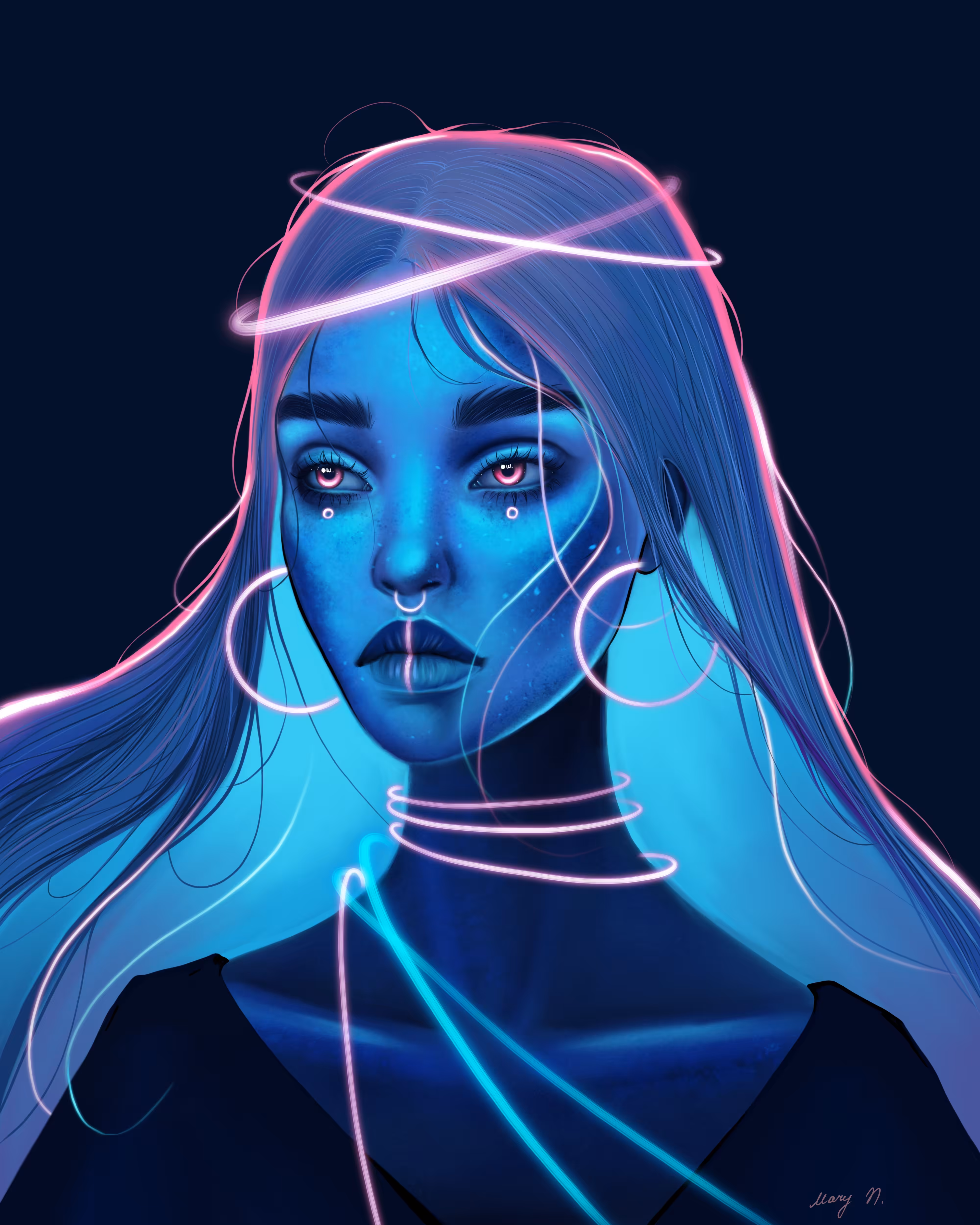 Energy of blue