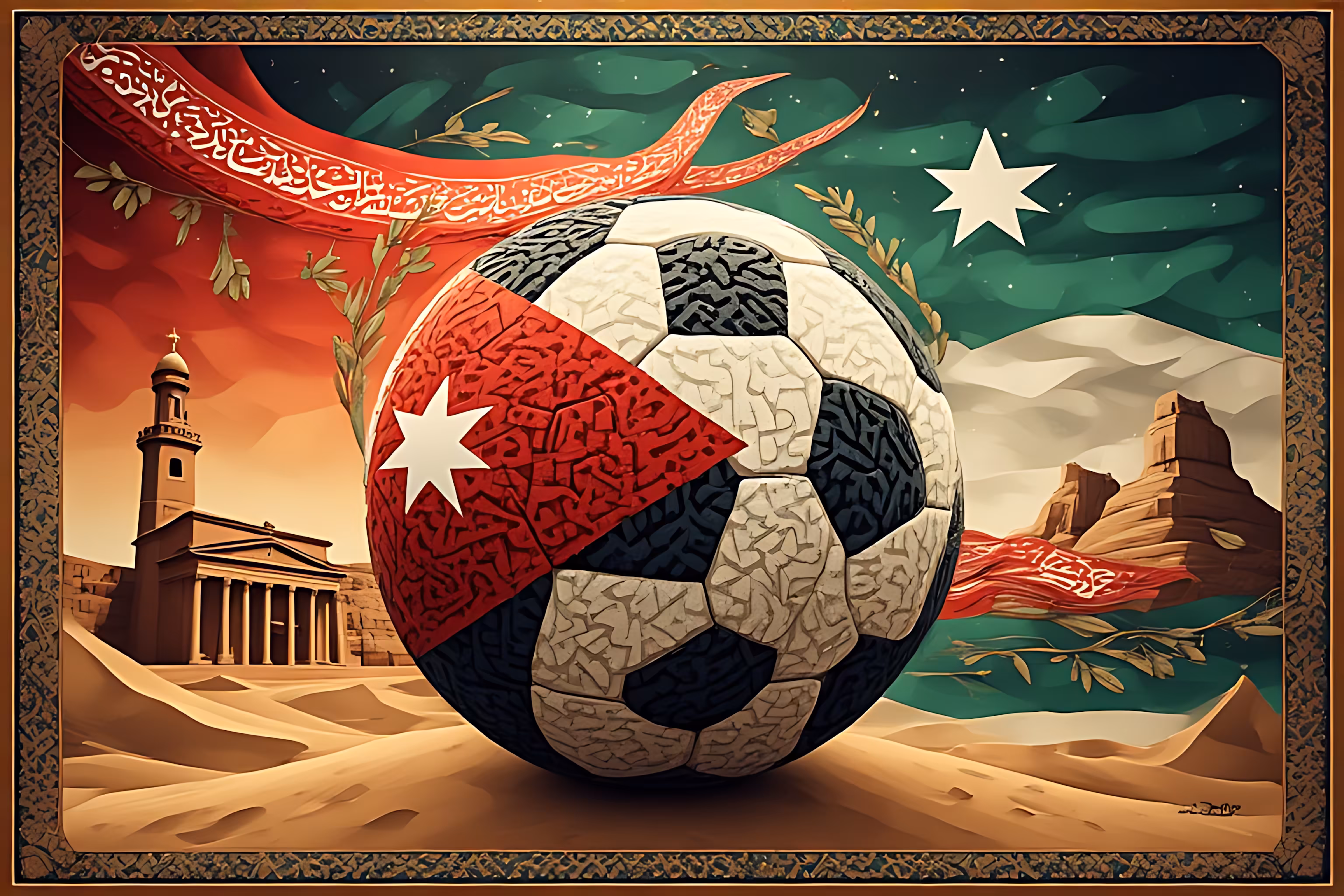 2026 WORLD CUP: 48 NATIONS | NFT COLLECTION: Jordan: Star of the Desert - Football and Heritage