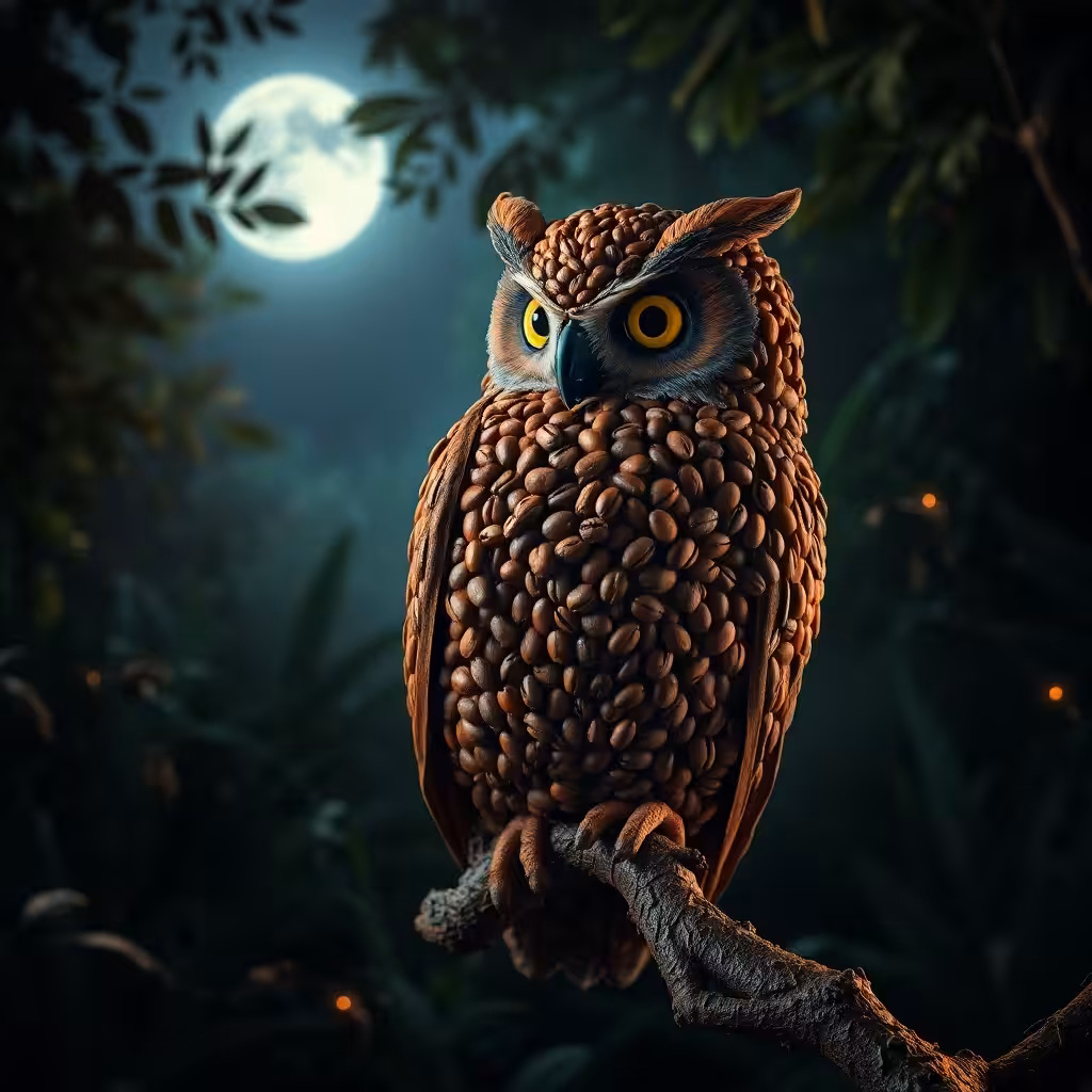 Coffee Owl 004