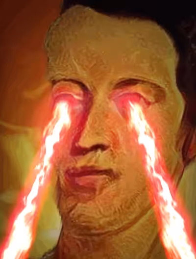 Fire In His Eyes