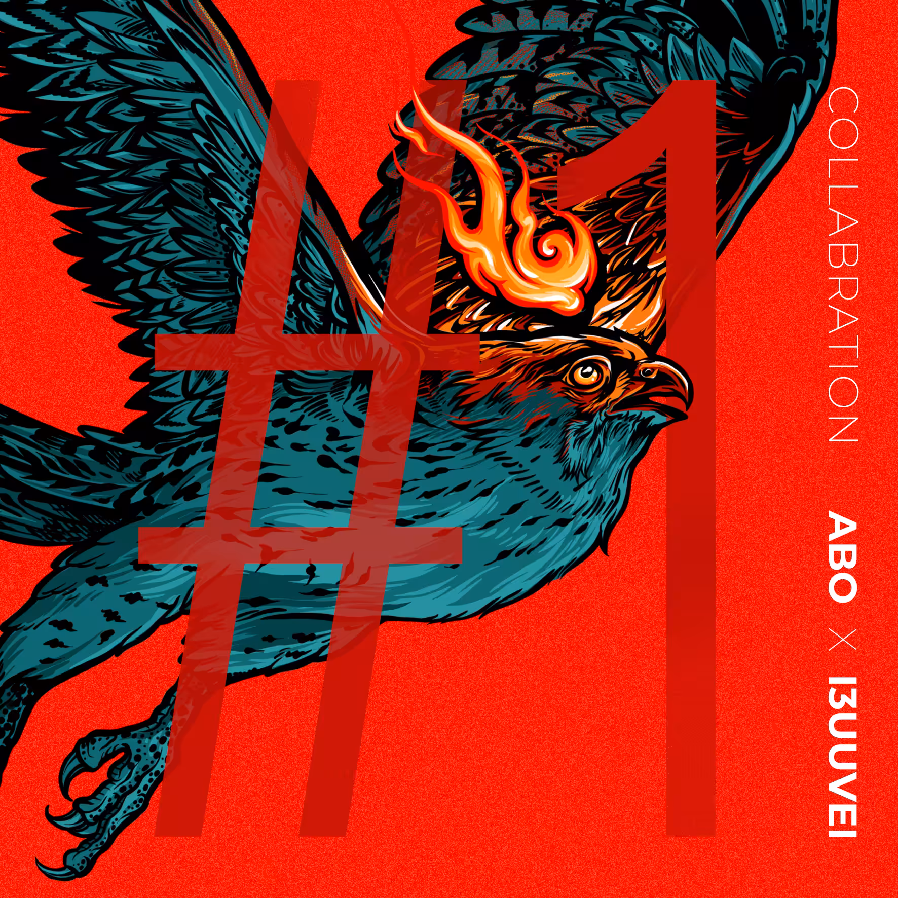 Nomer 1 art collaboration with underground artist Abo