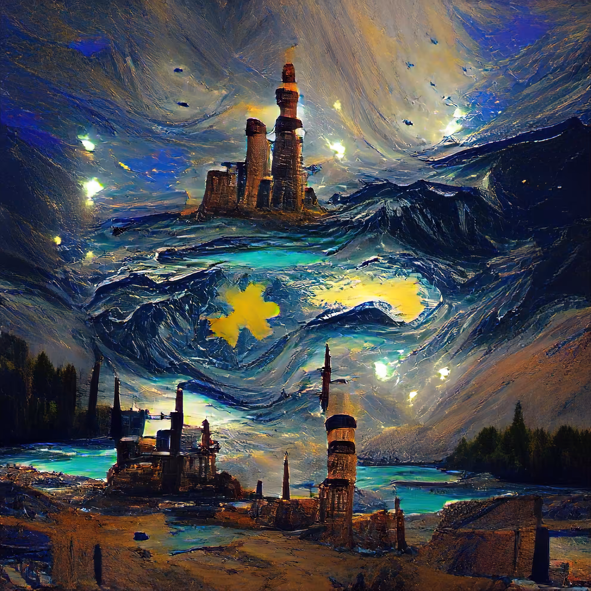 LANDSCAPE: AQUARIUS NIGHT