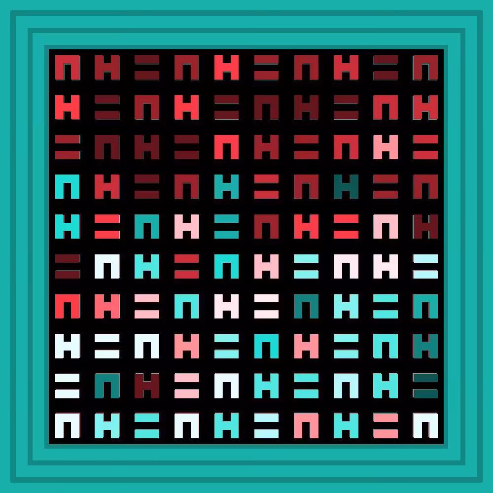 & the song goes on, beautiful  :: Procedural Symbols (H=N) #543/1000