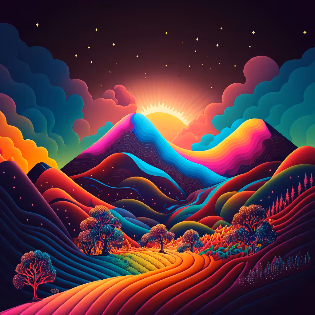 Psychedelic Landscape #94