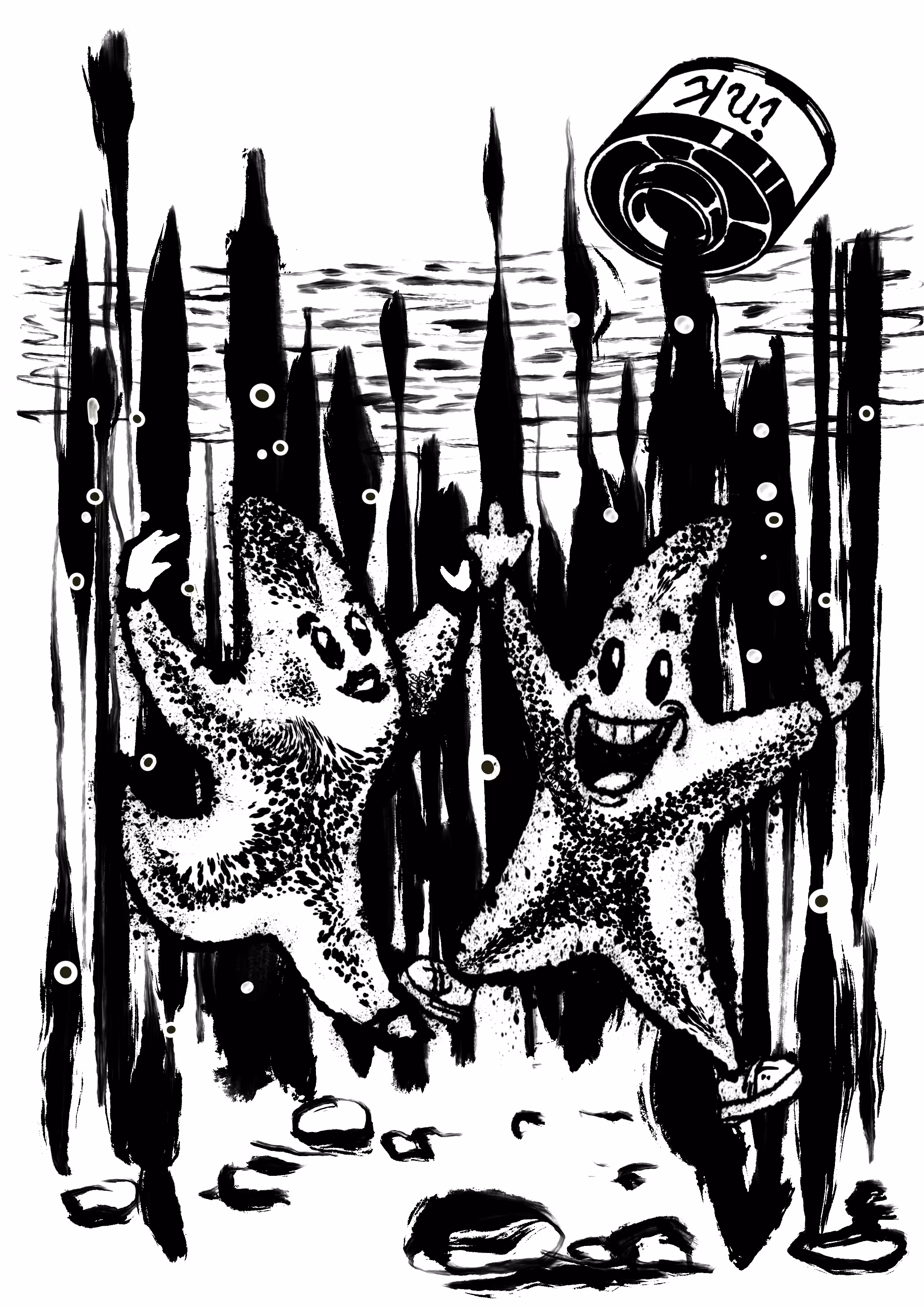 INKTOBER: Dance floor stars