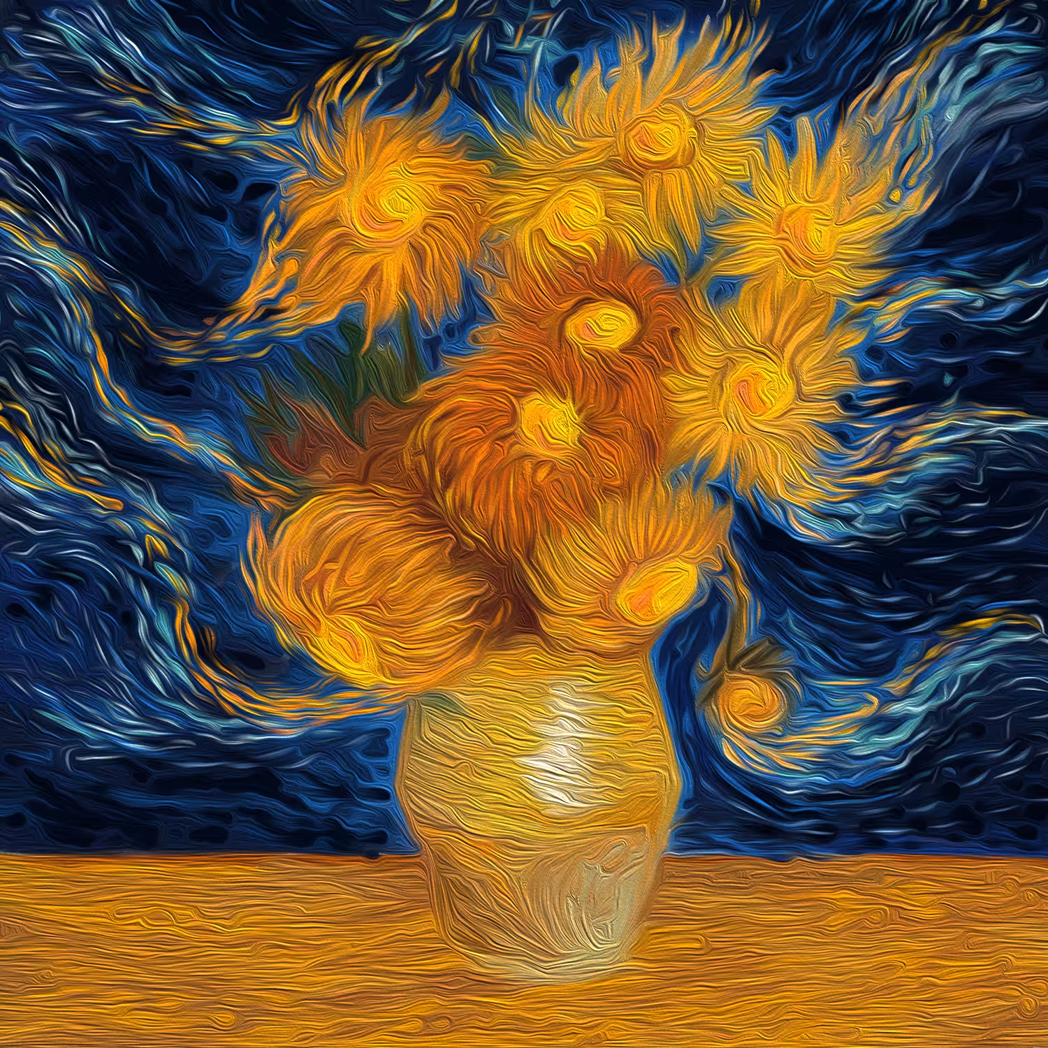 Golden Flowers