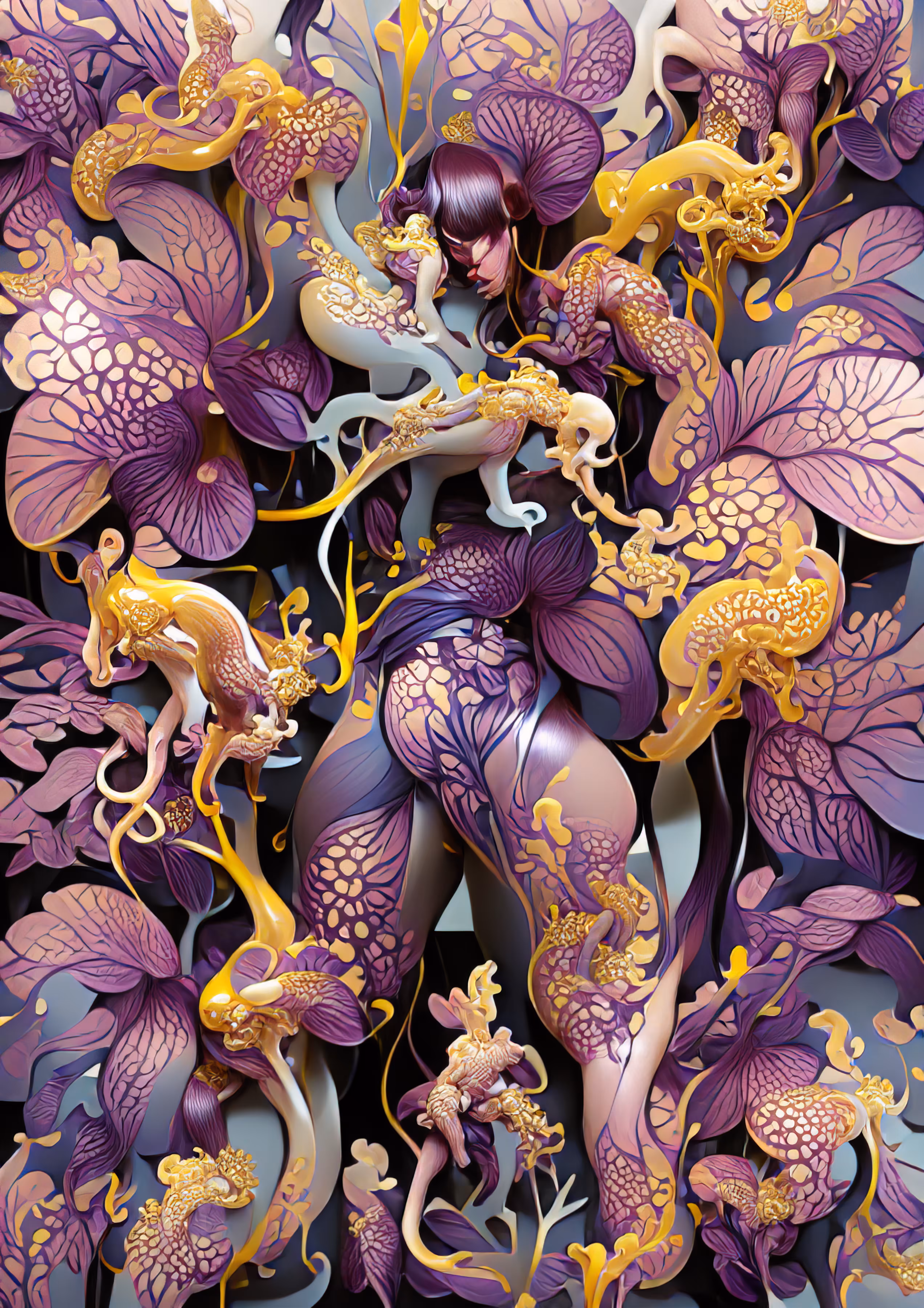 Golden Orchids