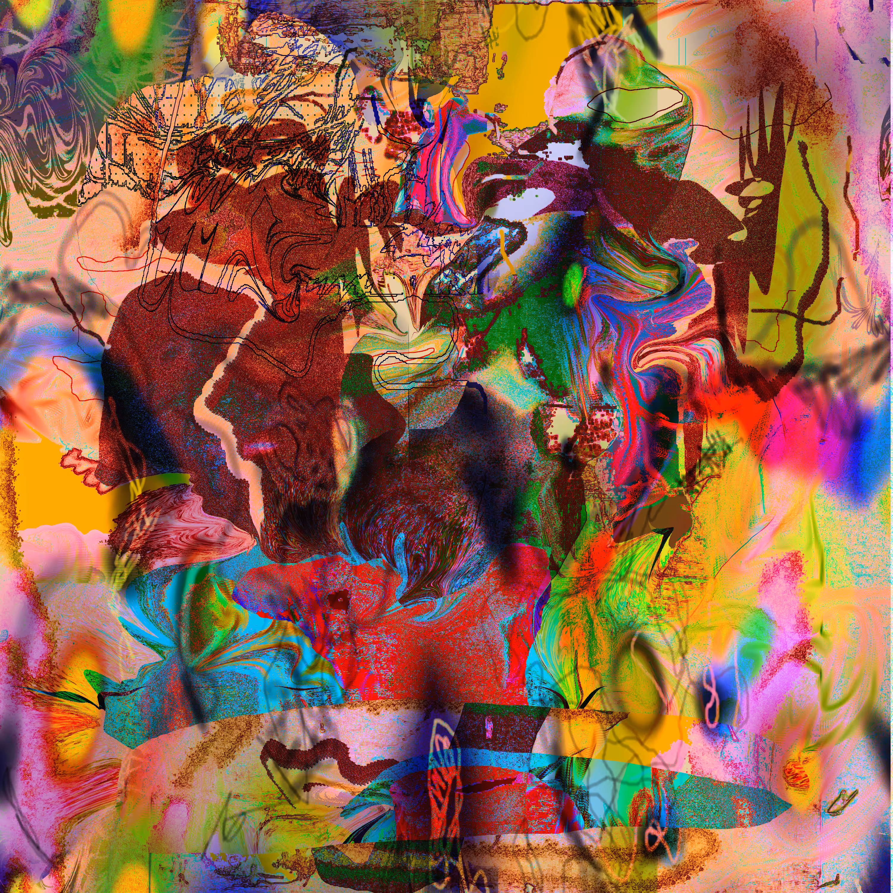 melted and streched magic fruit inside the garden of your special blurry face that many different sorts of scientists try to guess 