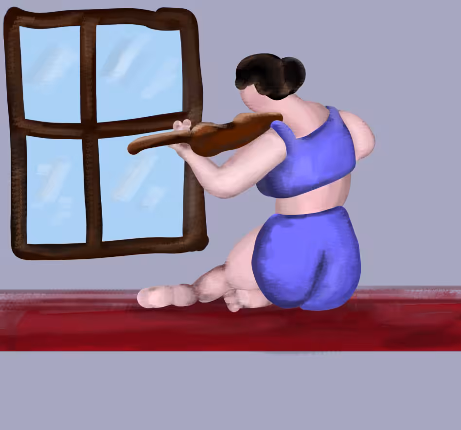 lovely dreams: lovely dream in playing violin
