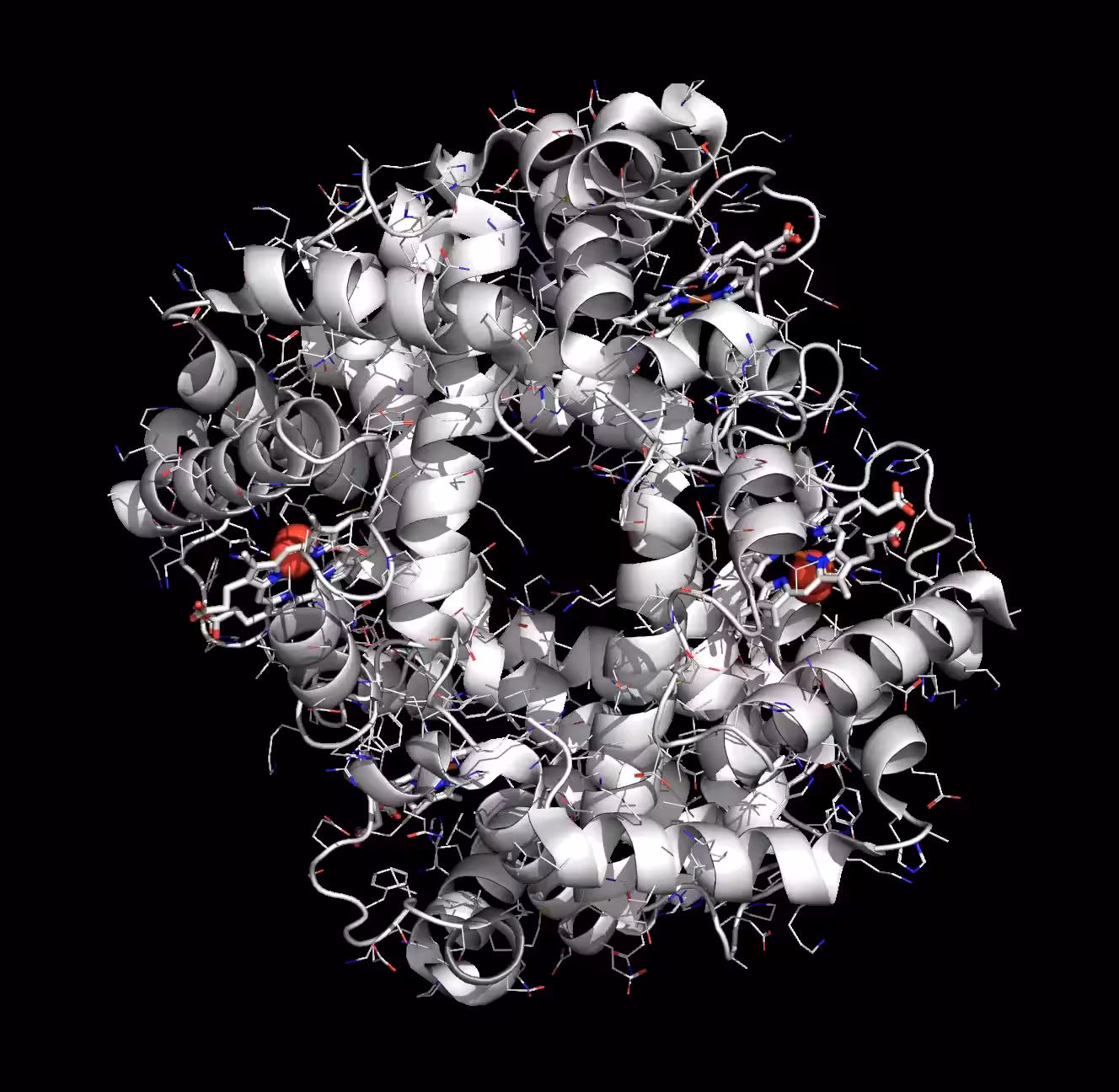 Hemoglobin diamond