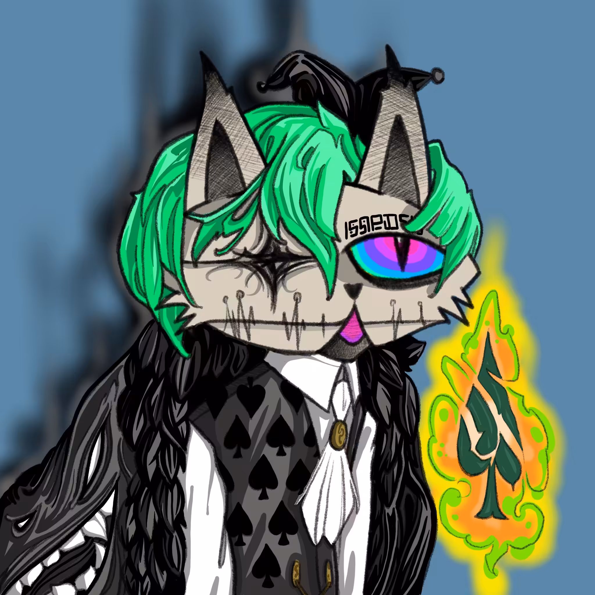 Dizzy Cat Ruler #269