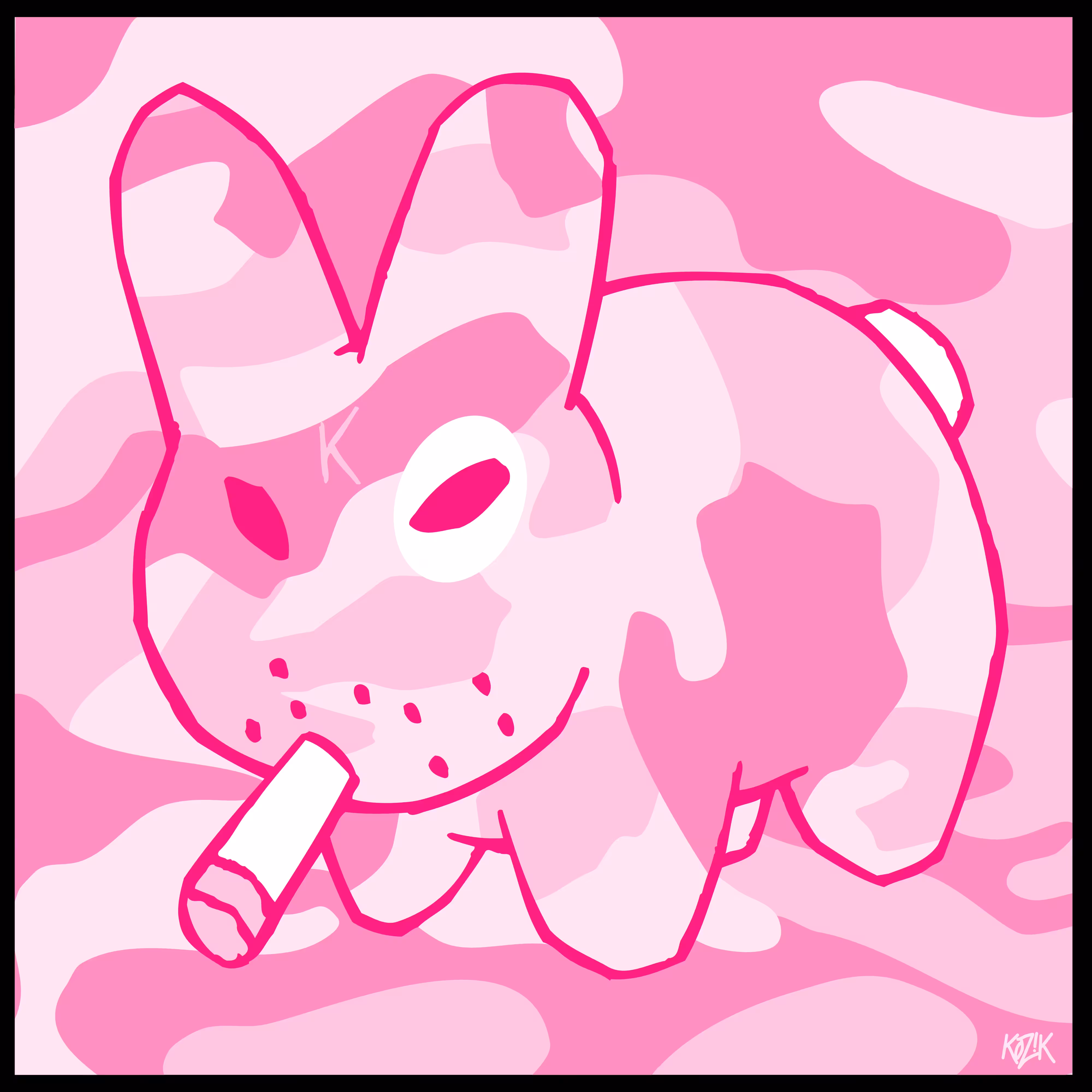Invisible Labbit In Pink