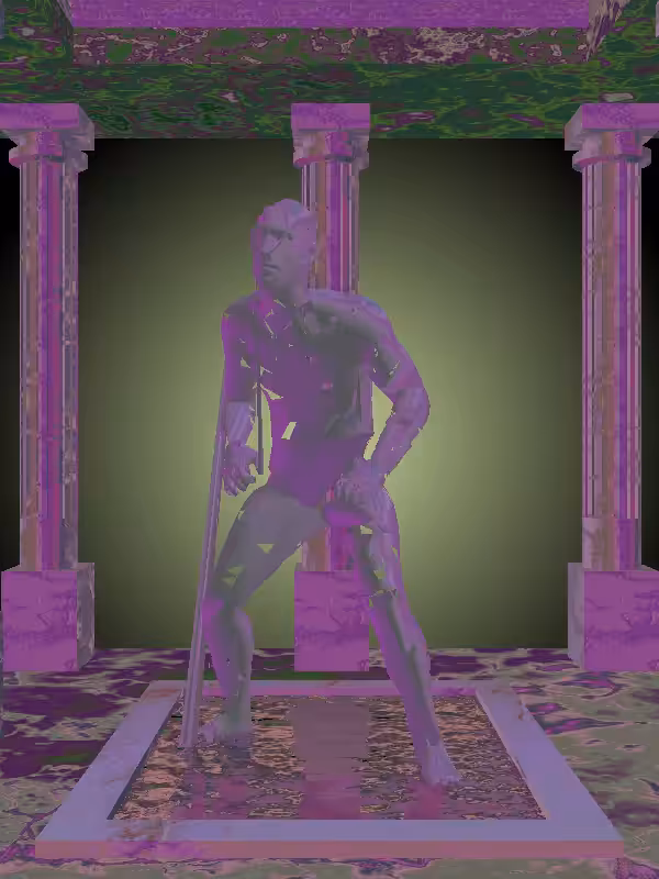 HeavenComputer: The Kicking Bright Purple Man #2828