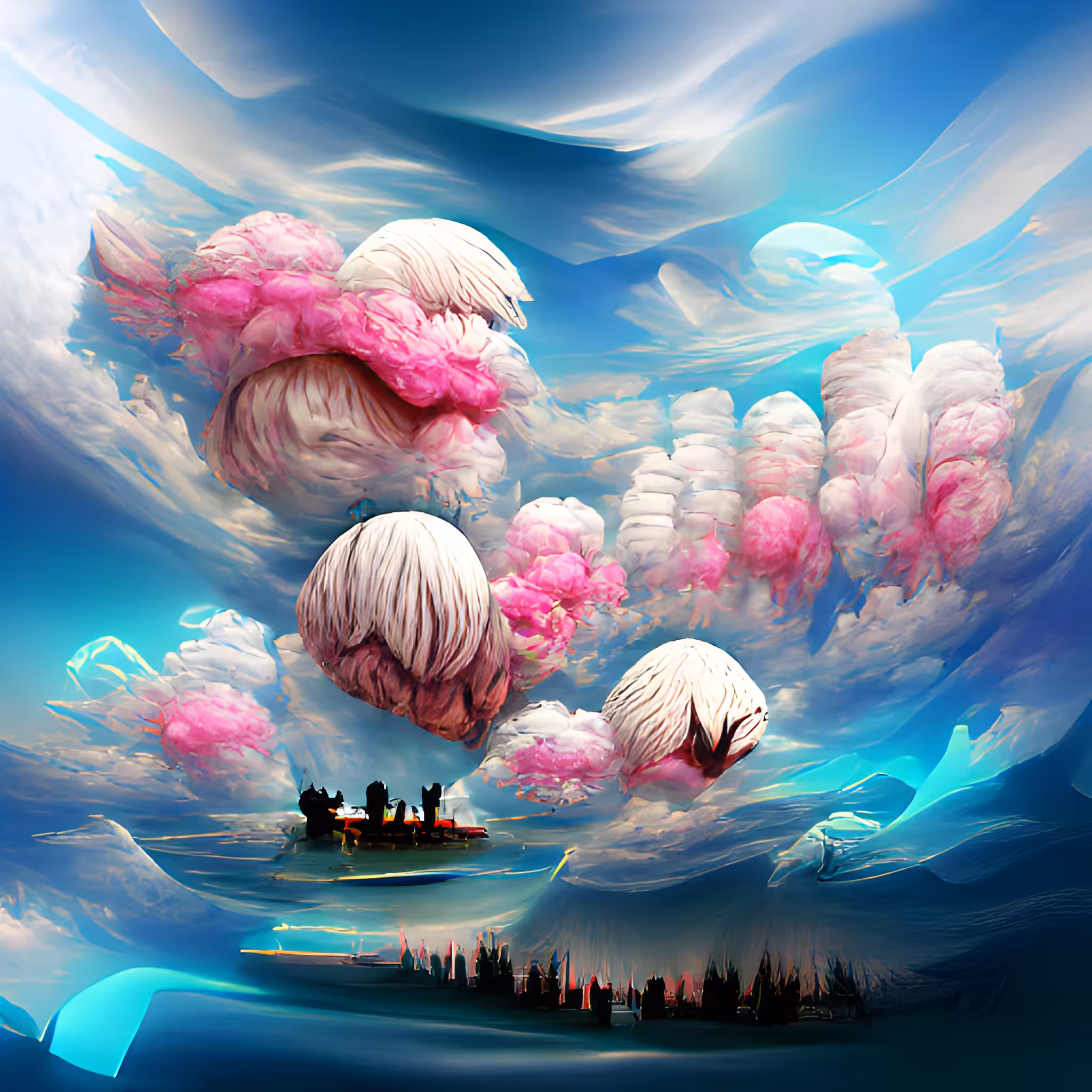 Cotton Candy Landscape #04