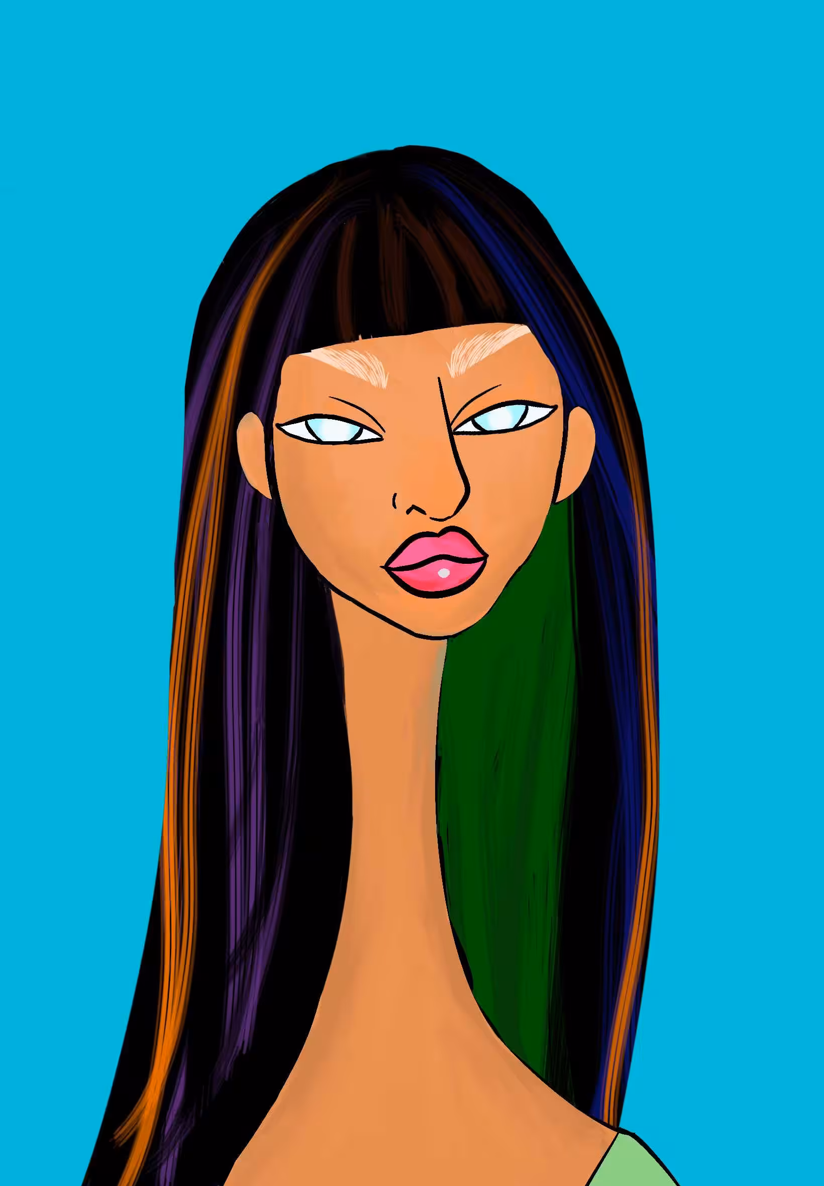Long Neckie Ladies: Long Neckie Lady #1550