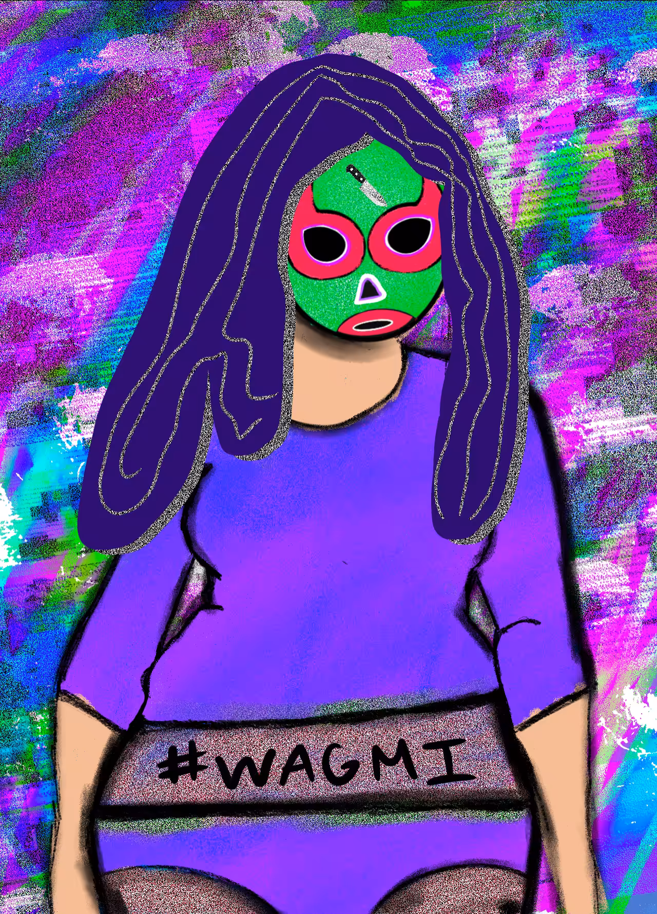 NFT luchadora #8