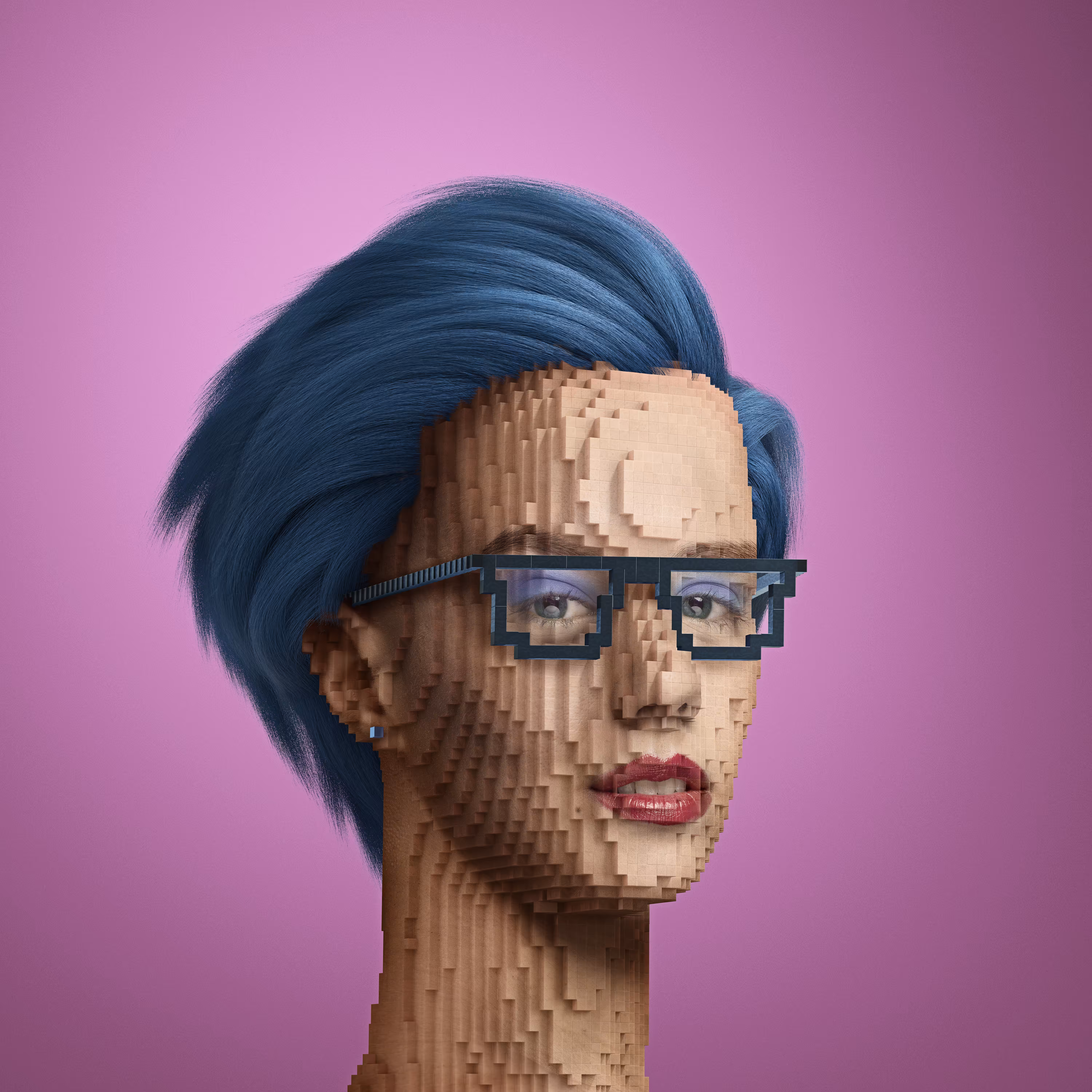 Block Head Punk 027