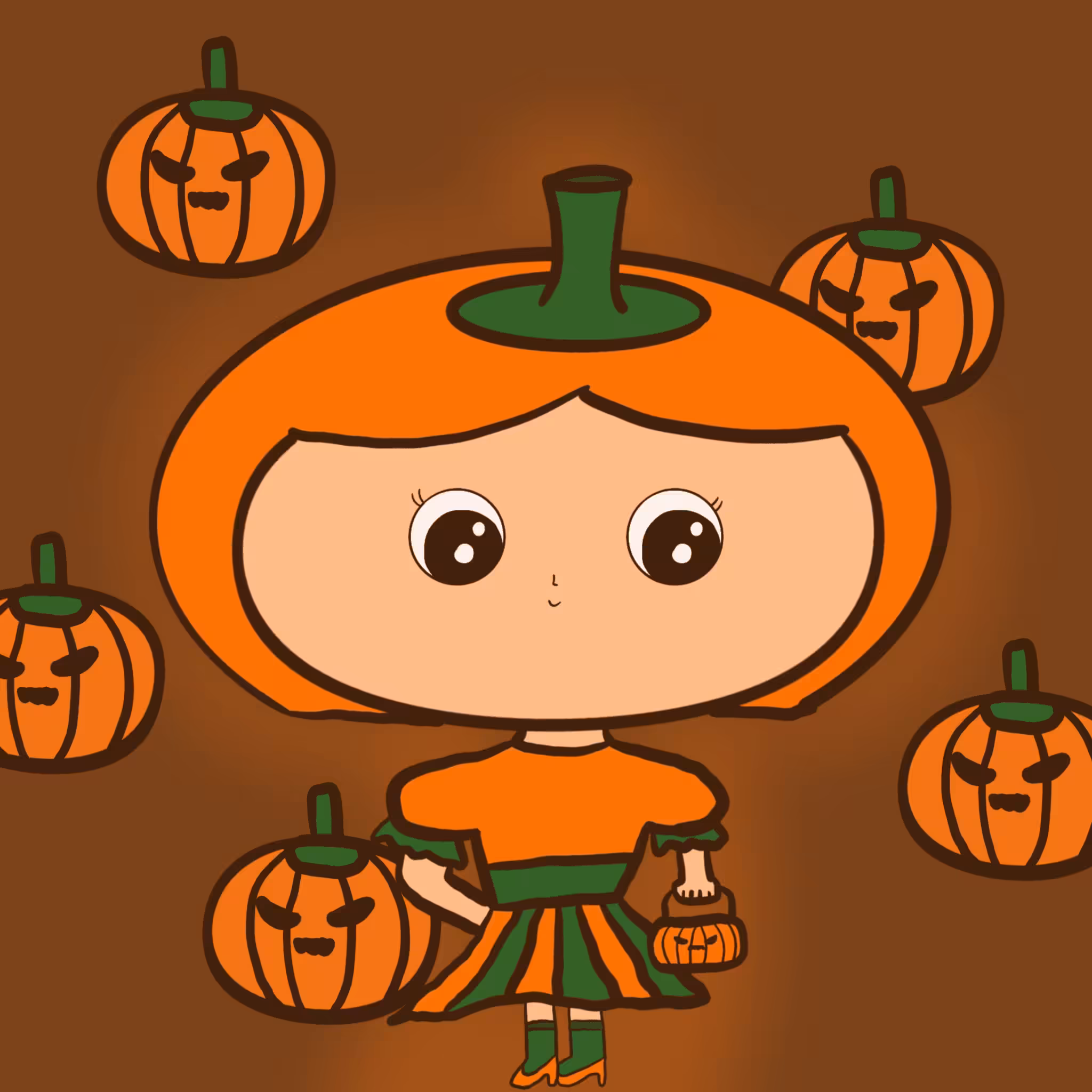 Pumpkin girl