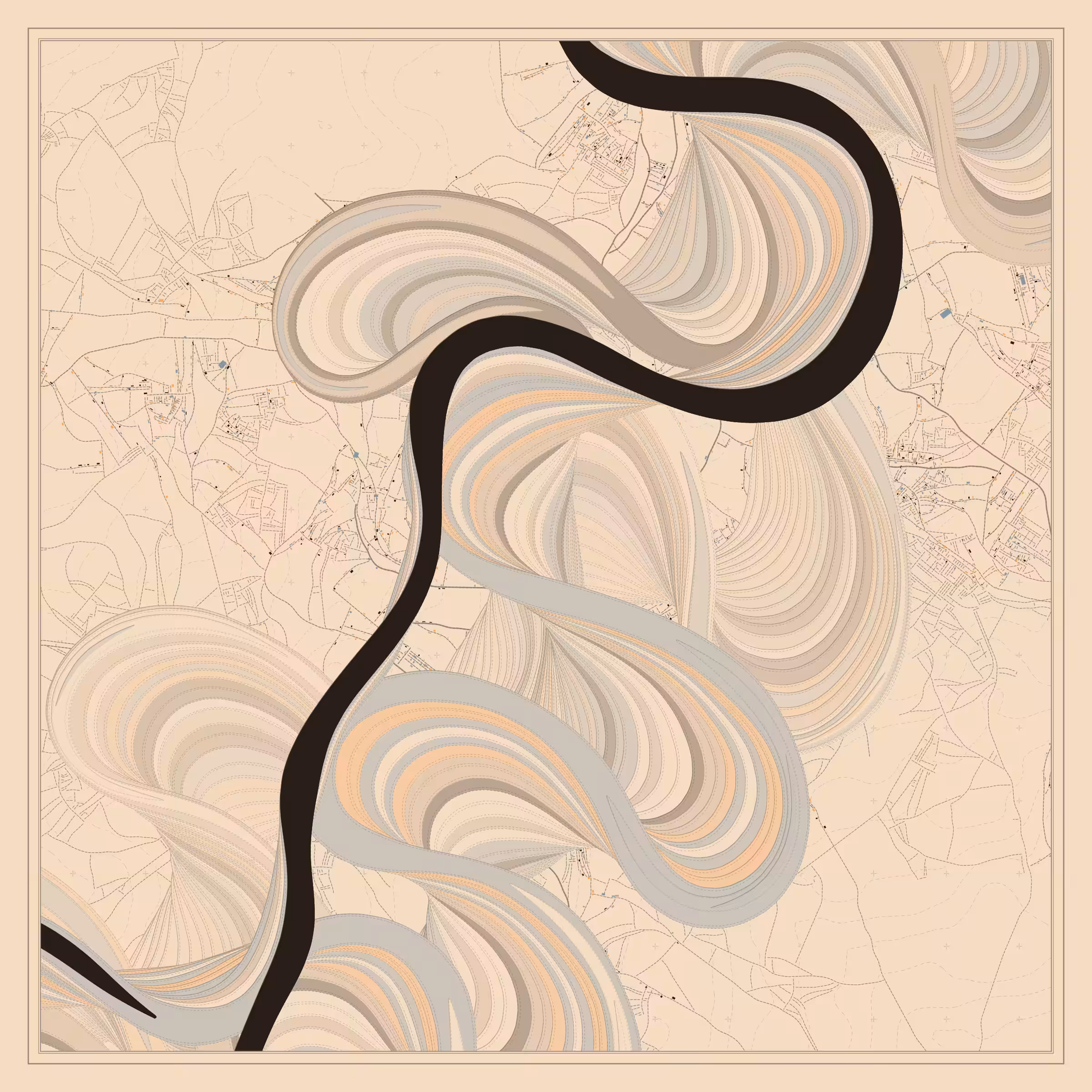 Ancient Courses of Fictional Rivers #225