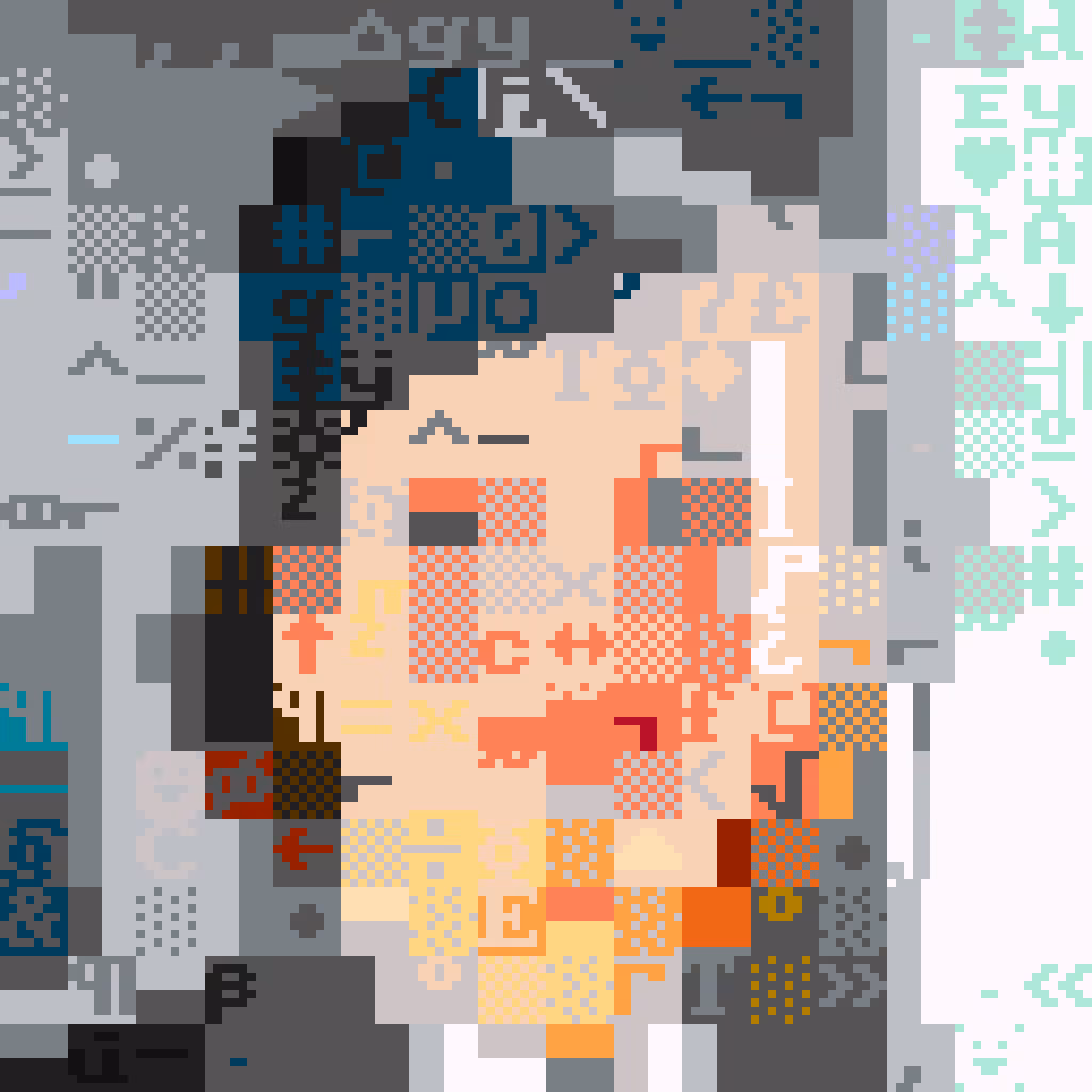 DOS-up girl #008