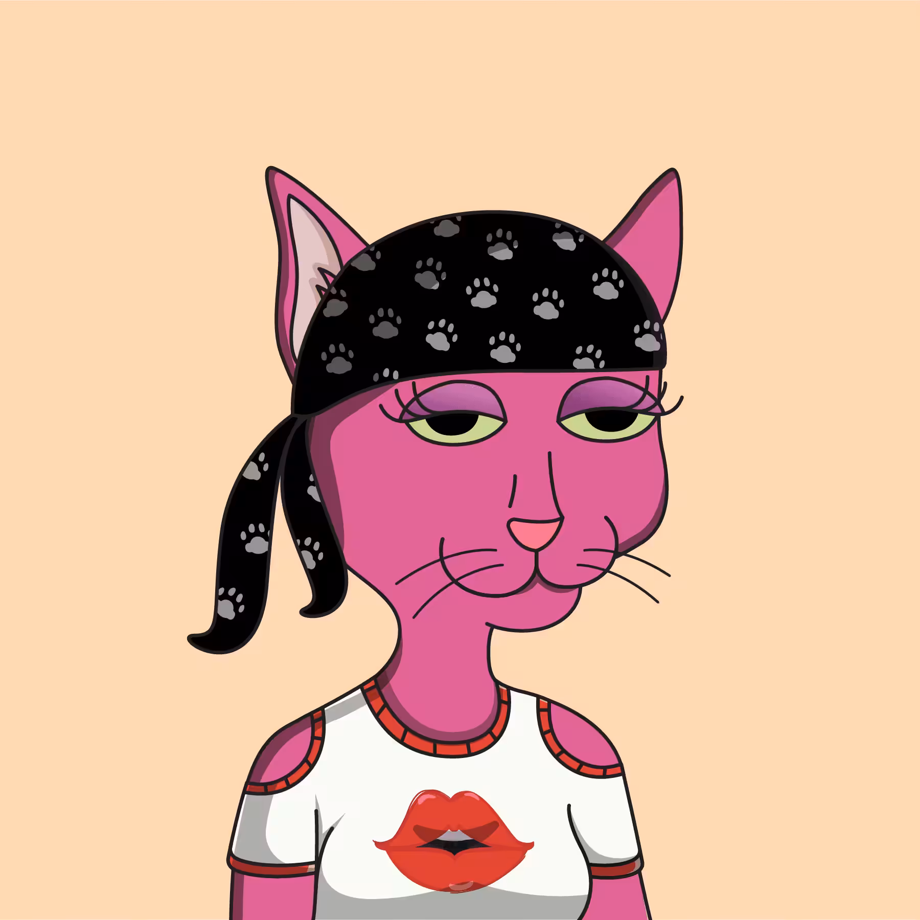 Girl Cats Club: Girl Cat #483