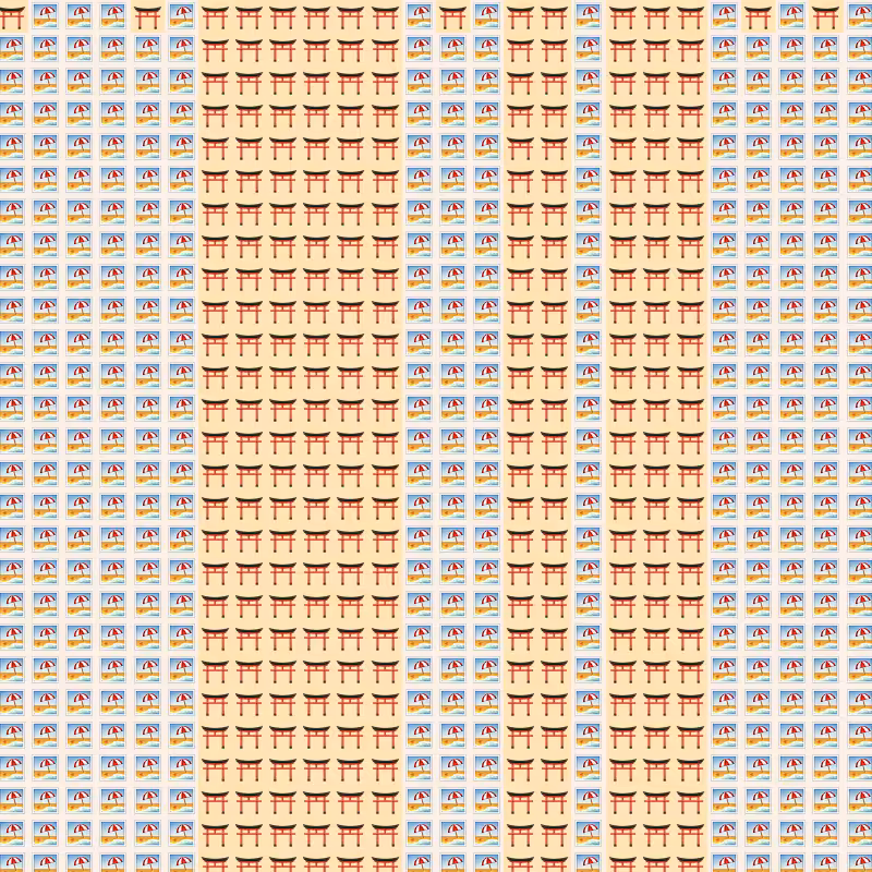 Elementary Cellular Emoji Automata #674