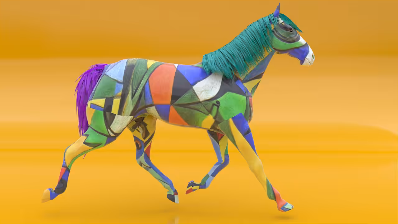 Running Horse Art # 1