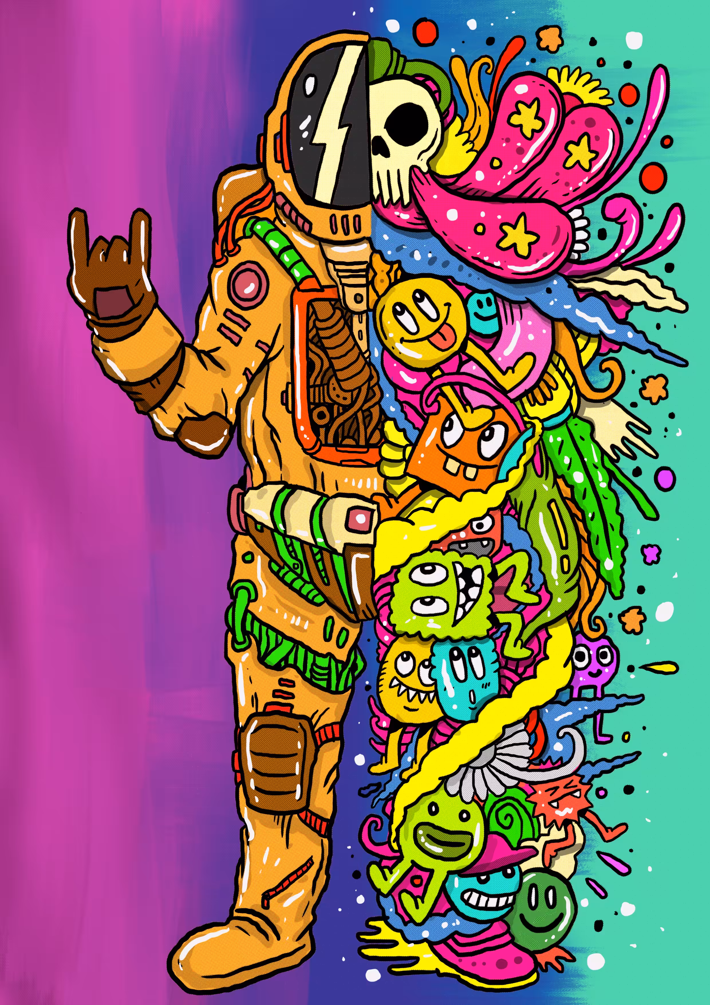Astronaut Doodle
