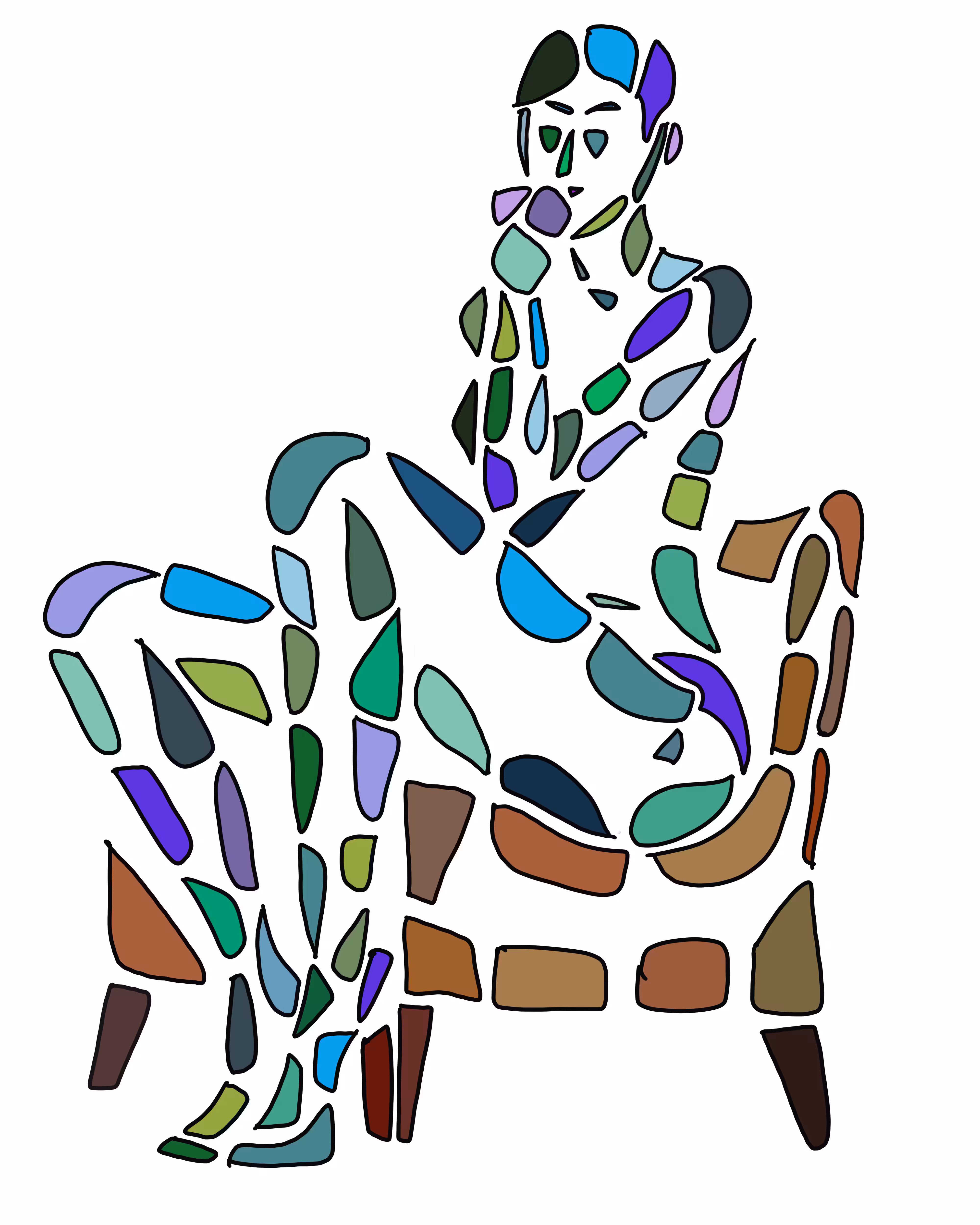 Shard Life Drawing Series No 1 of 8 