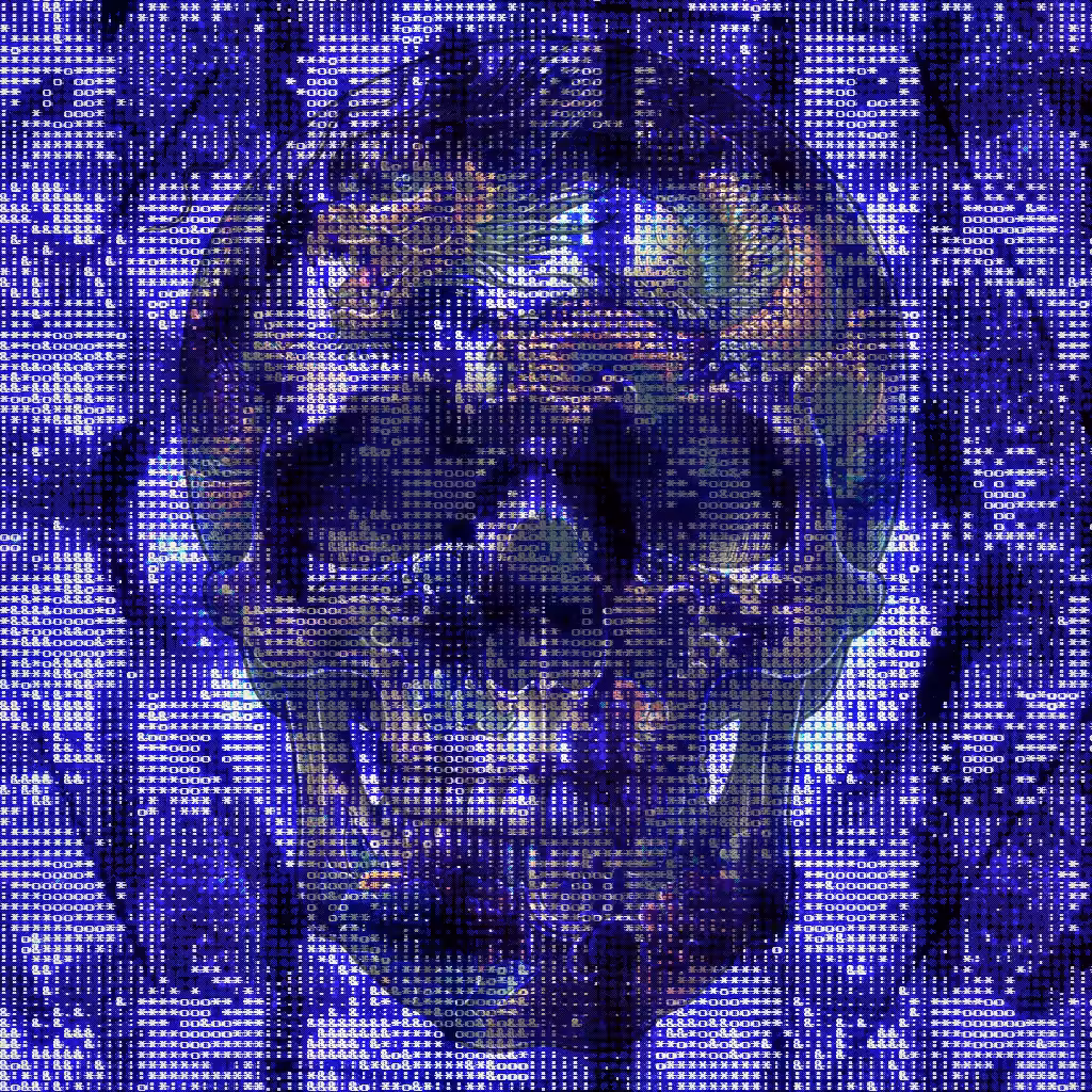 Glitch Dragon Skull #5 