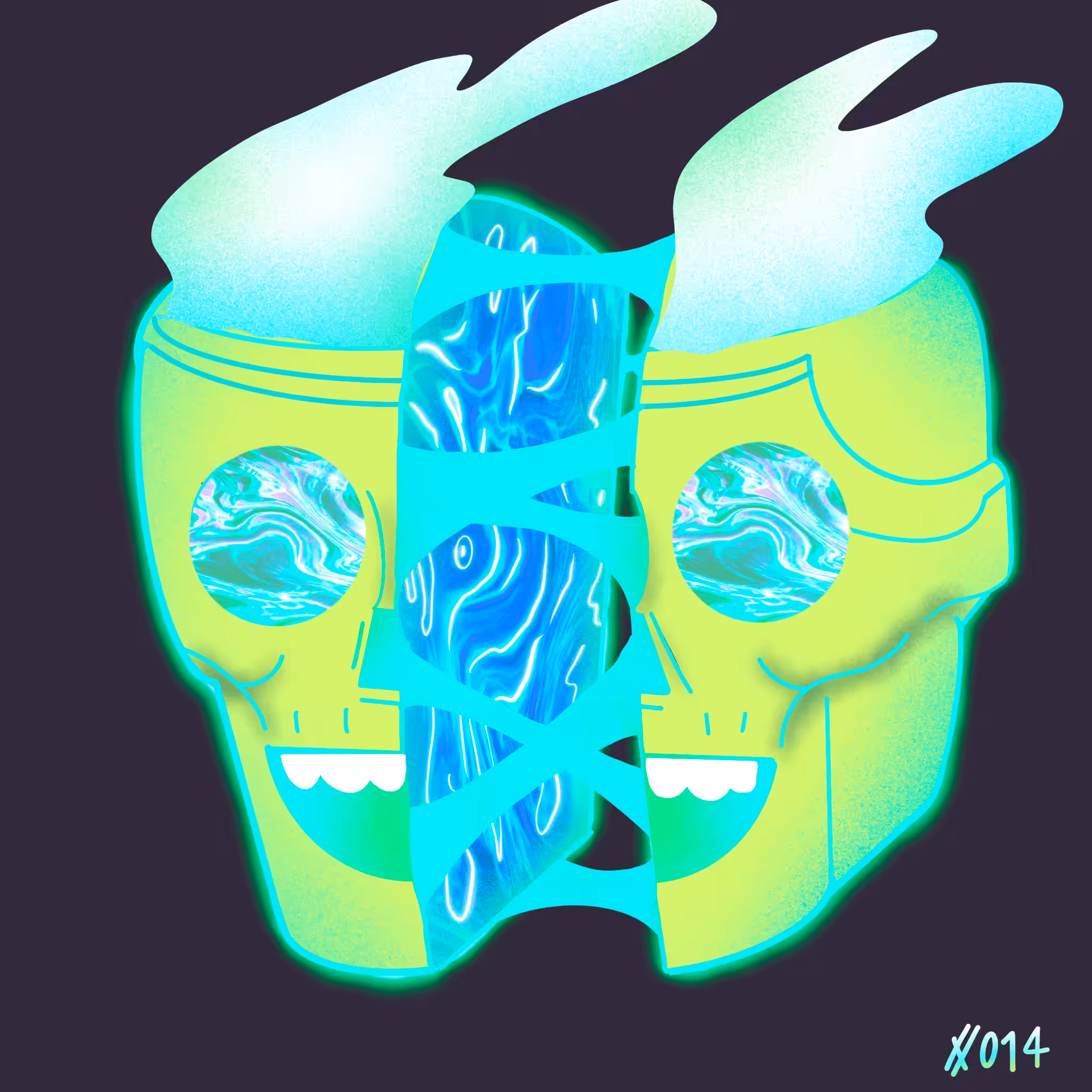Crypto Skull #14