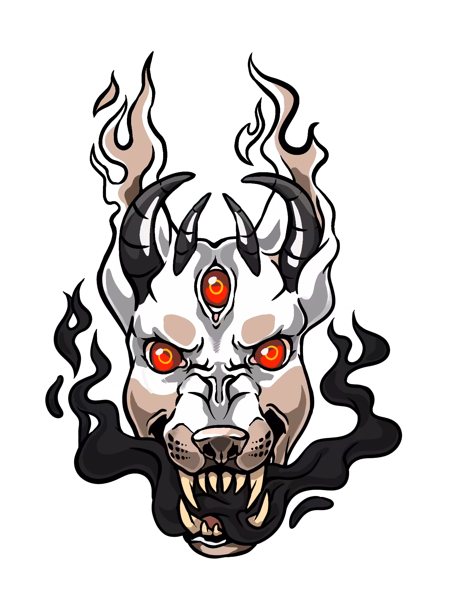 White Cornibus HellDog