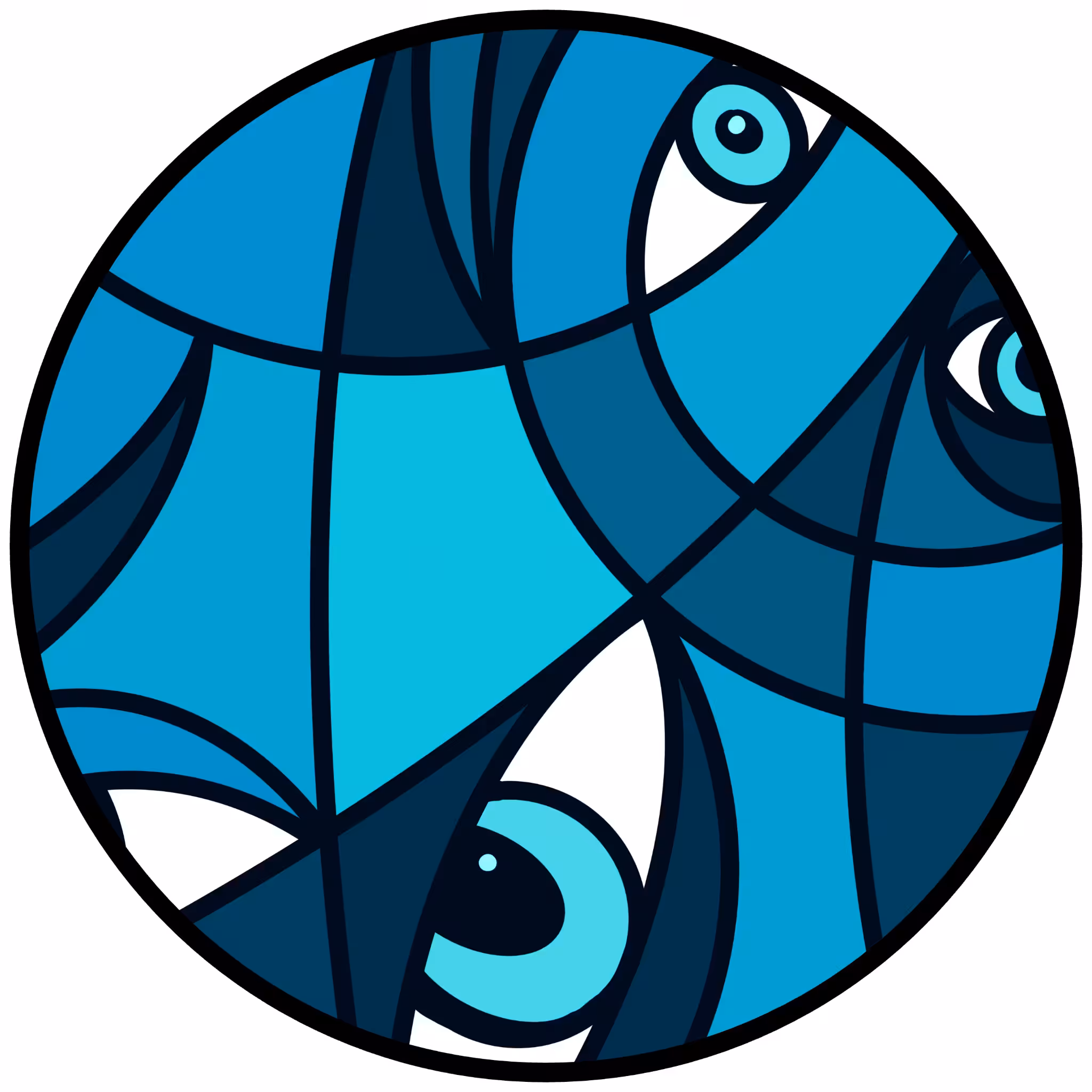 Cubist Circle 164