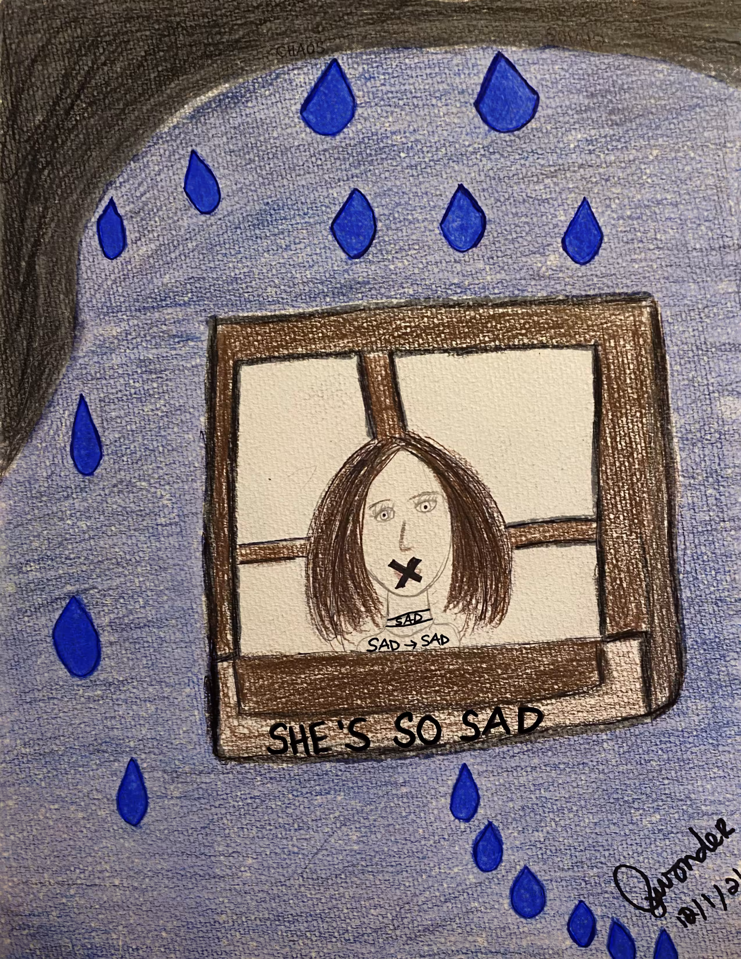 day 17 - she's so sad