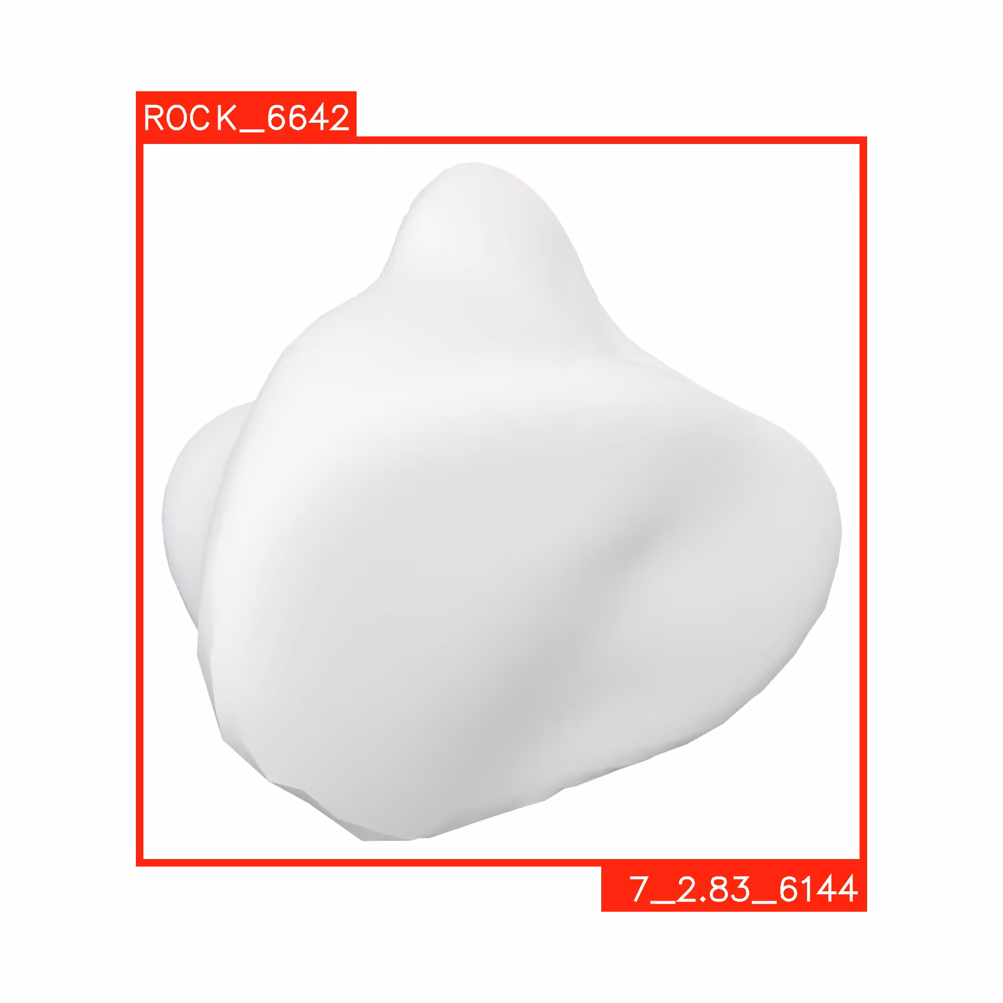 UNSHADED ROCKS: ROCK 6642